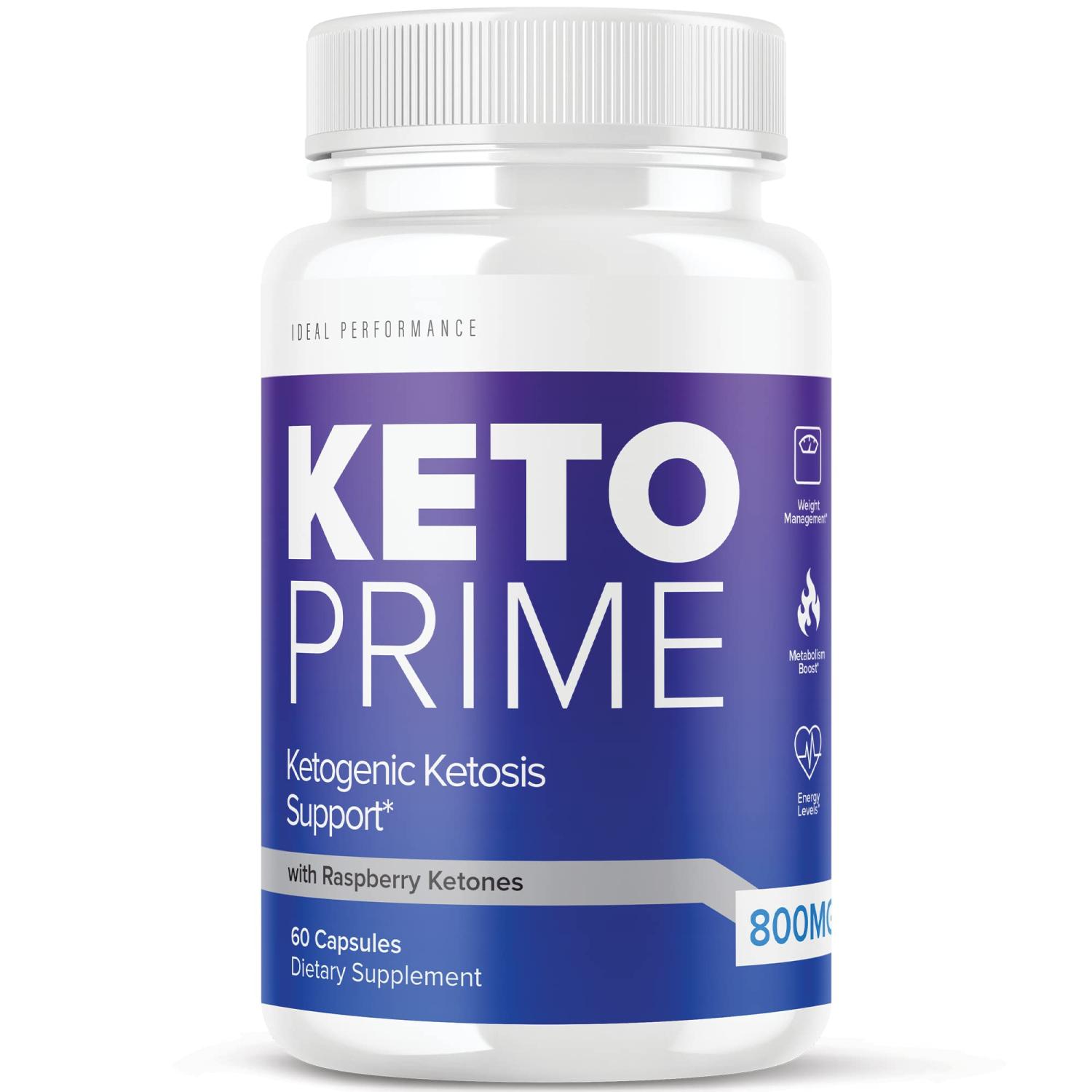 Keto Prime Pills 800mg - Powerful Ketoprime Supplement (1 Pack)