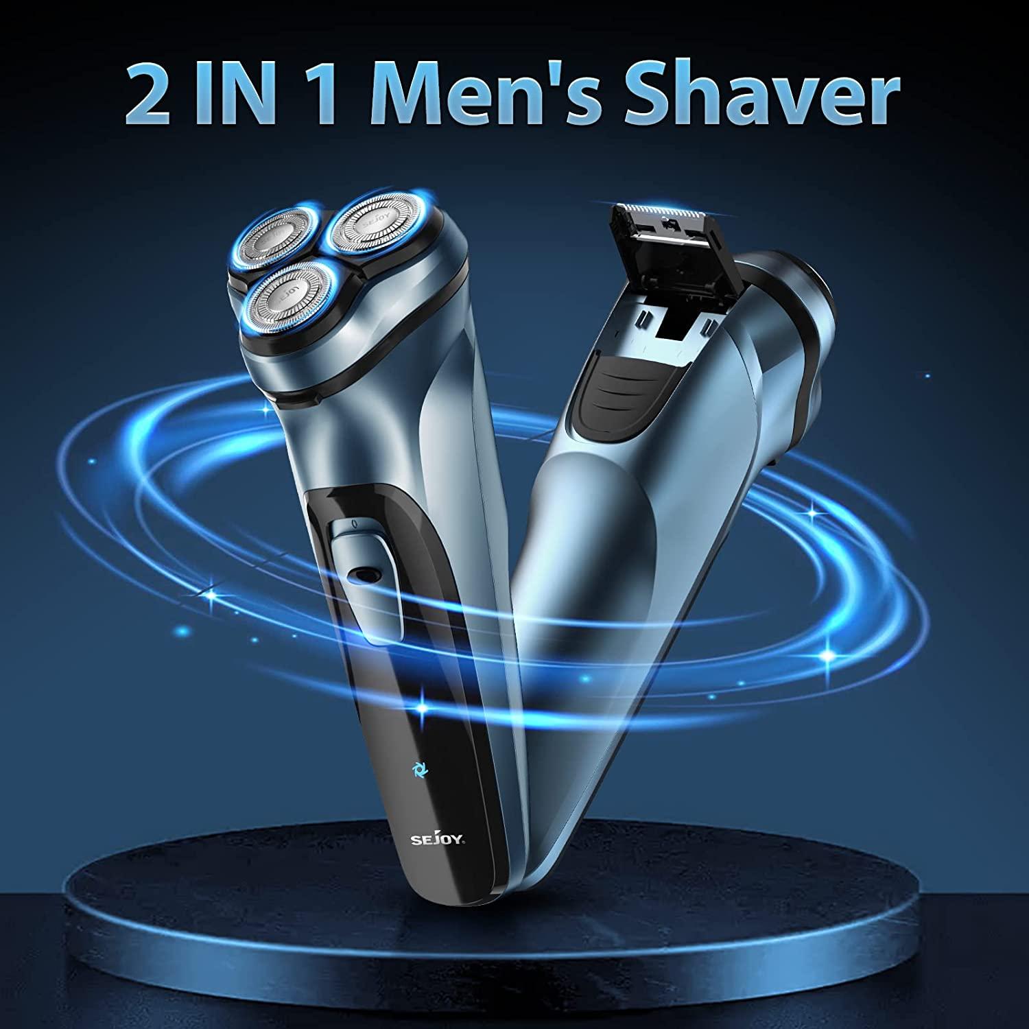 2 in 1 Electric Shaver, iMountek Electric Razor for Men, 3D