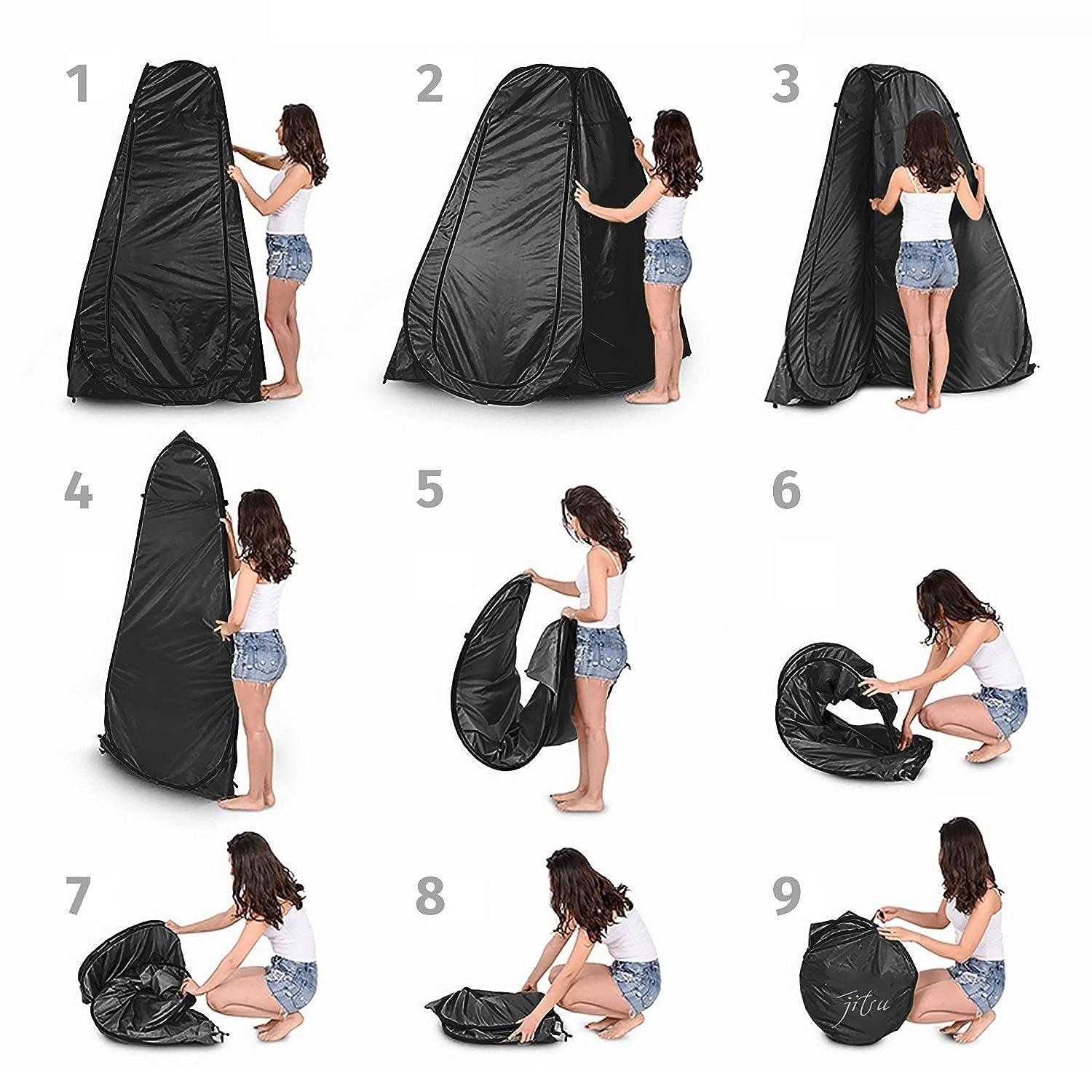 Portable Spray Tan Tent with Clear Top + 5 Pairs of Spray Tan Feet Pads