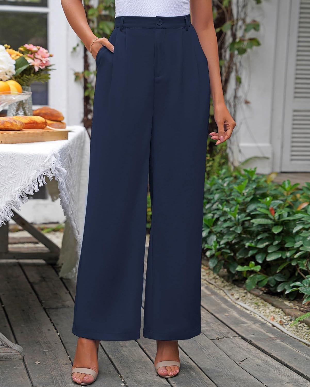 chinese dress ladies EXECUTIVE PANT: OXFORD BLUE PONTE main image 0