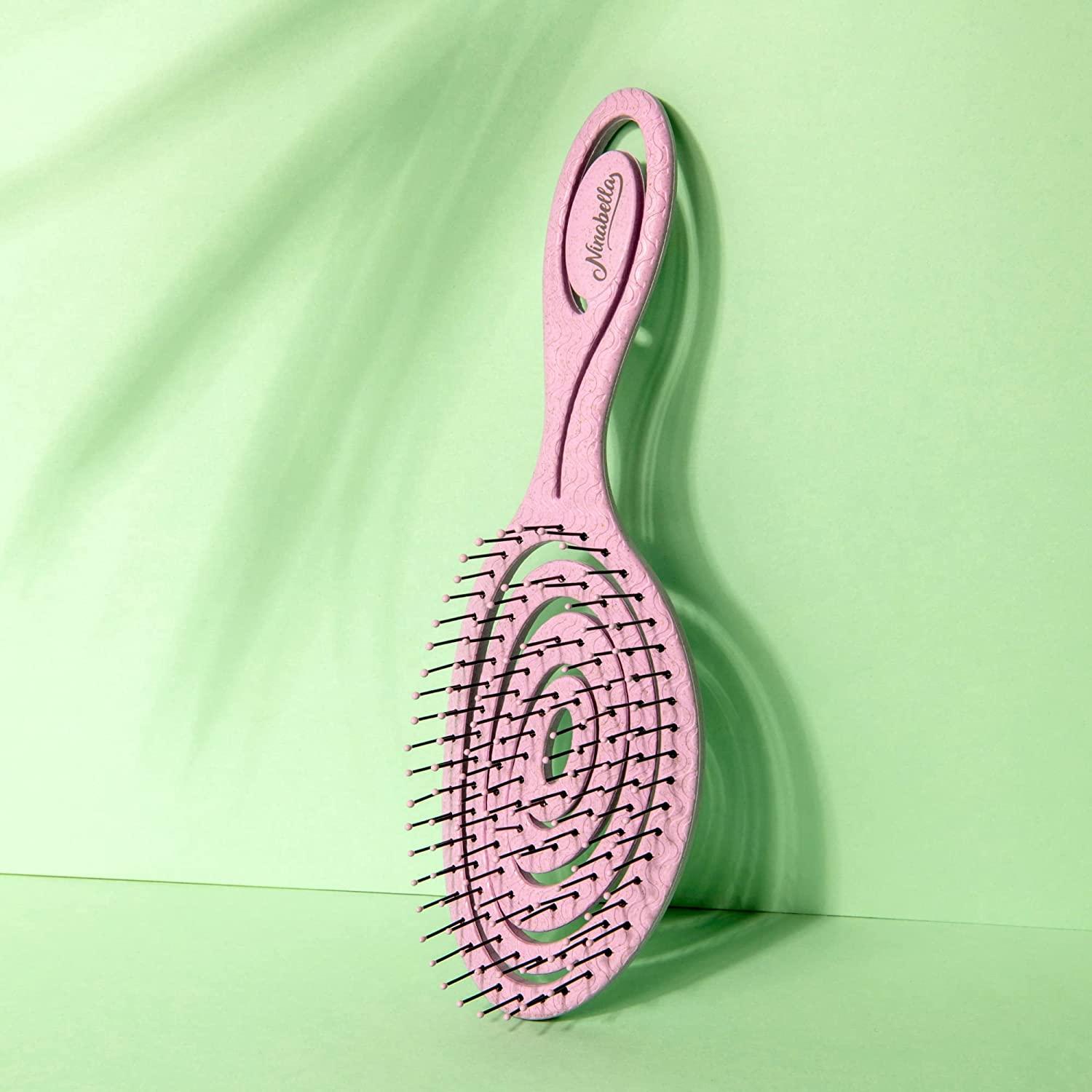Ninabella Organic Detangling Hair Brush for Women, Men & Children