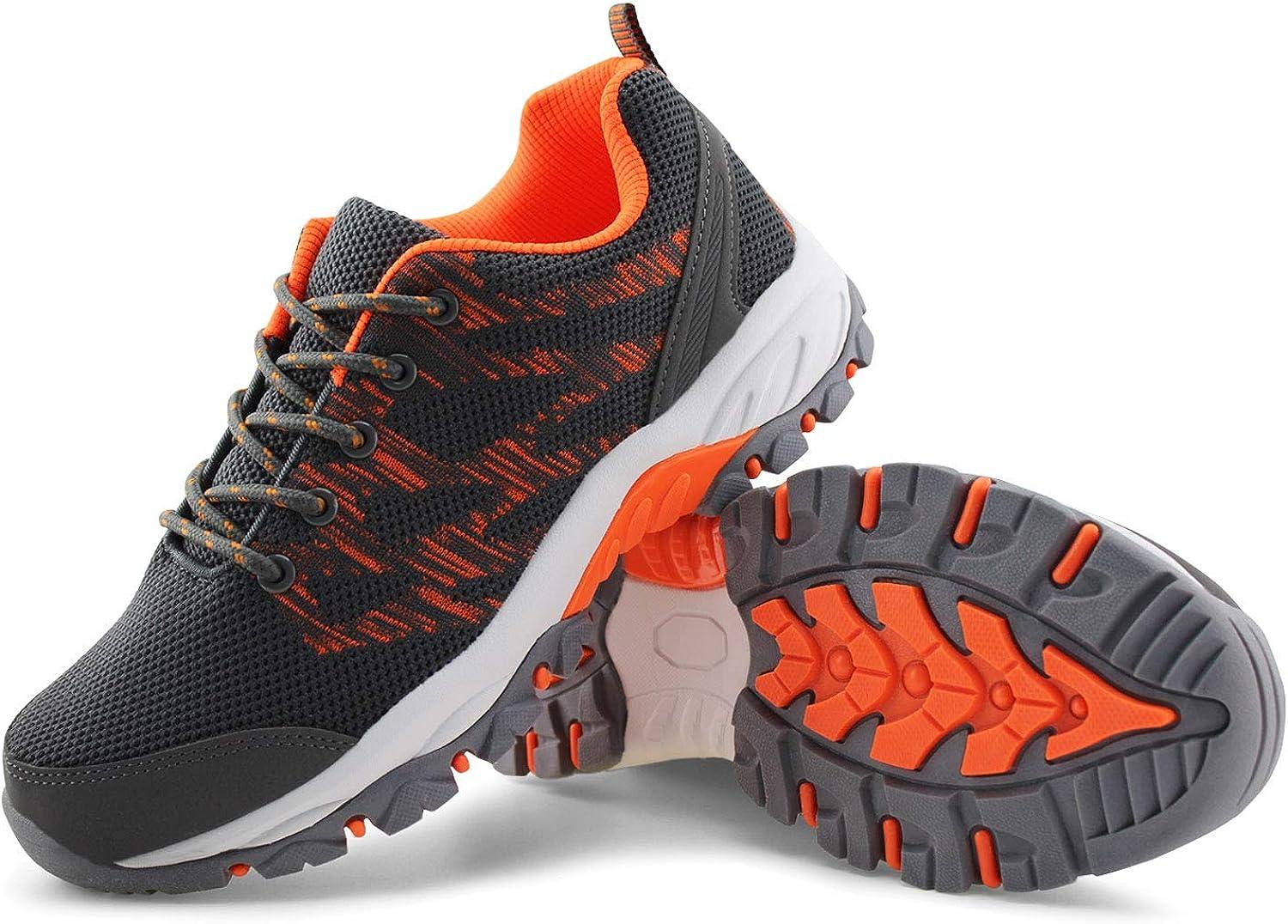 JABASIC Women Hiking Shoes Breathable Mesh Athletic Outdoor Sneakers