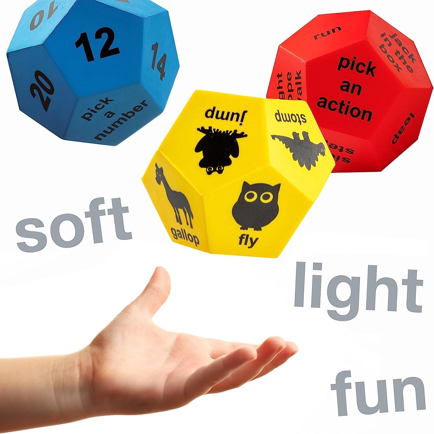 Covelico Kids Toys, Exercise Dice for Kids