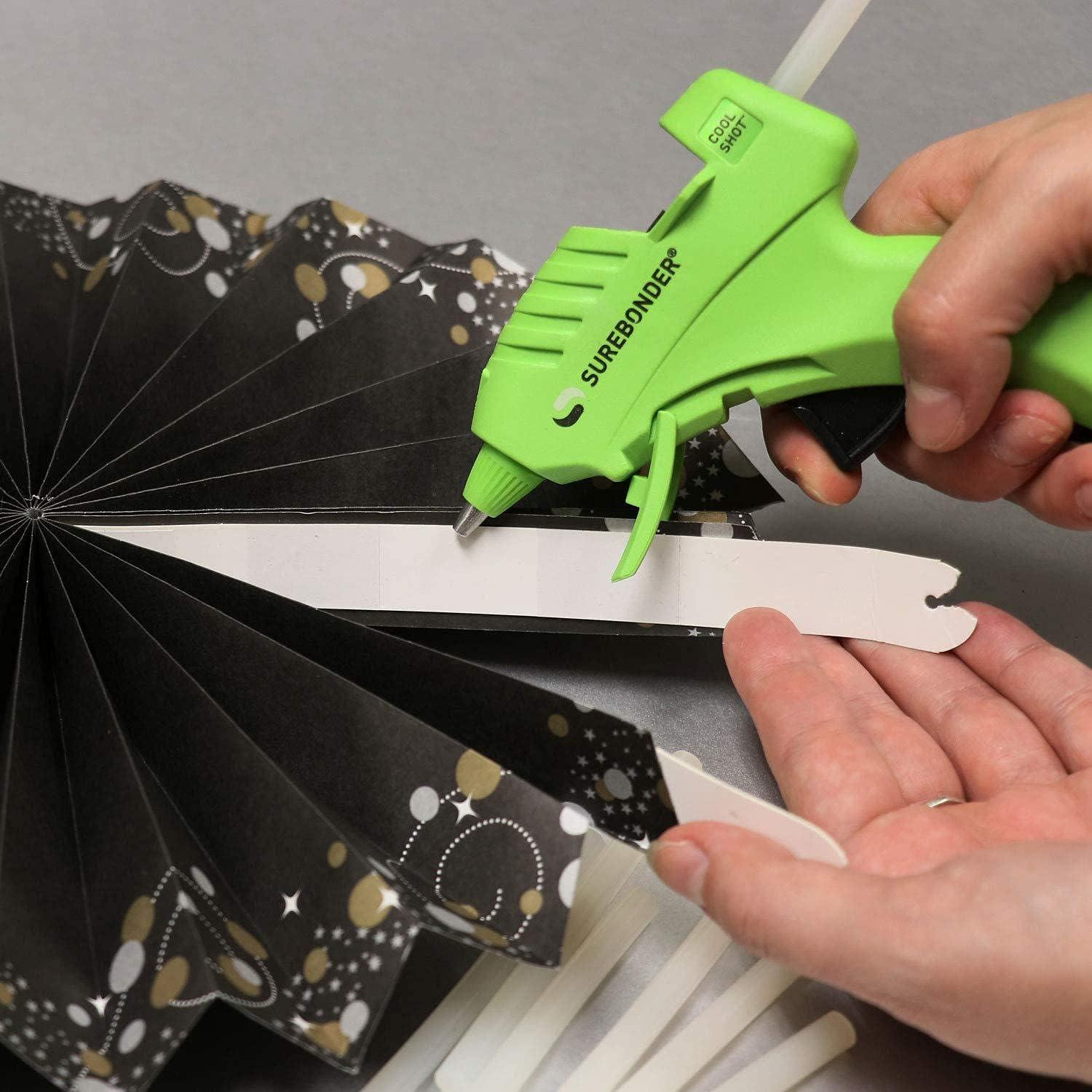 Surebonder Ultra Low Temperature Cool Shot Mini Glue Gun Compact Size Extra  Safe at 10 Watts