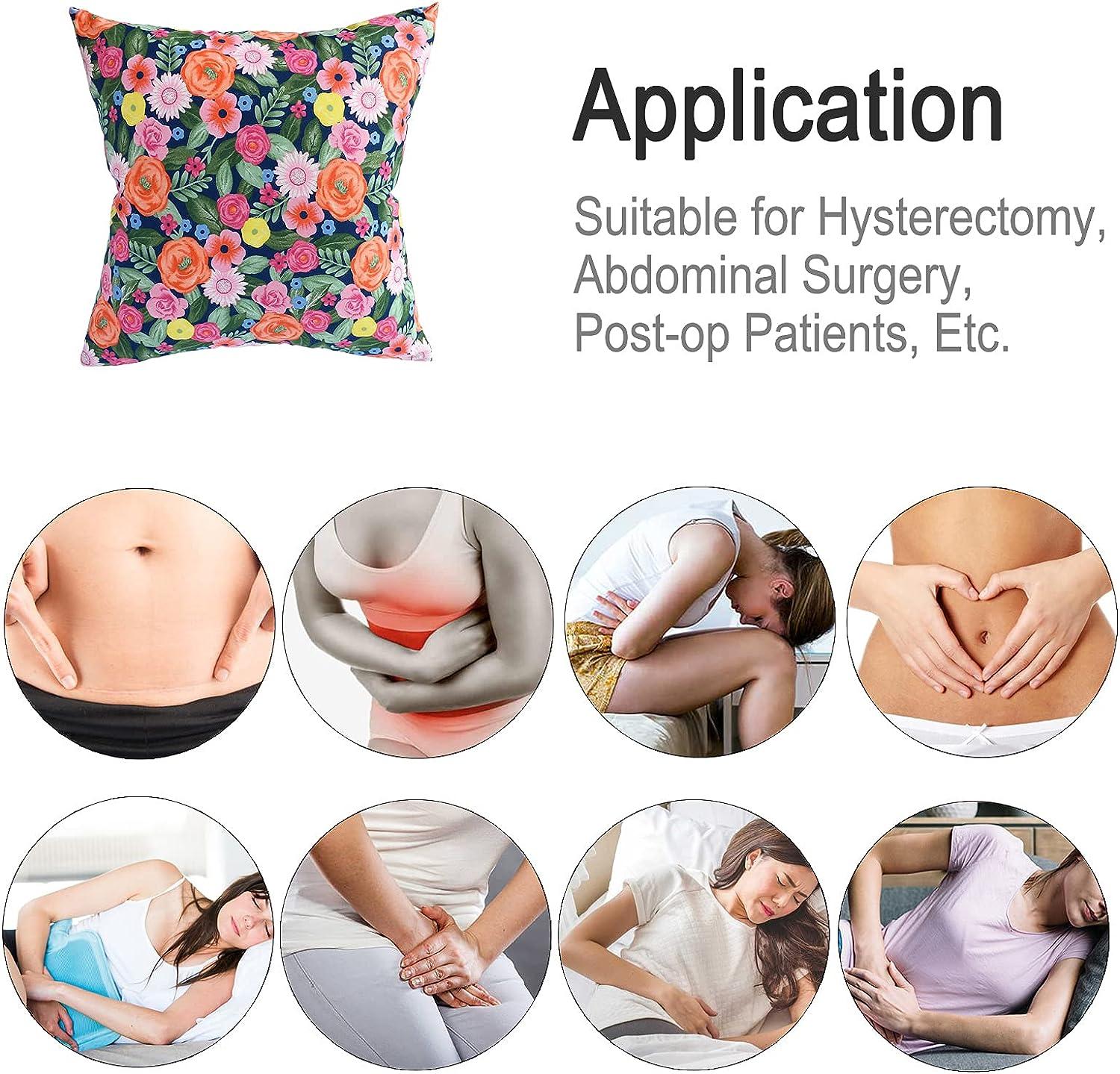 Little Hysterectomy Pillow Post Surgery Pillows with Pocket for