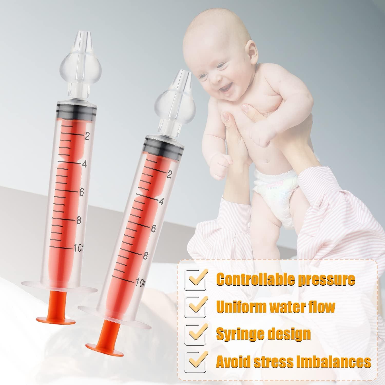 2pcs Nasal Irrigation for Baby Nasal Wash Irrigation Baby Nasal Syringe