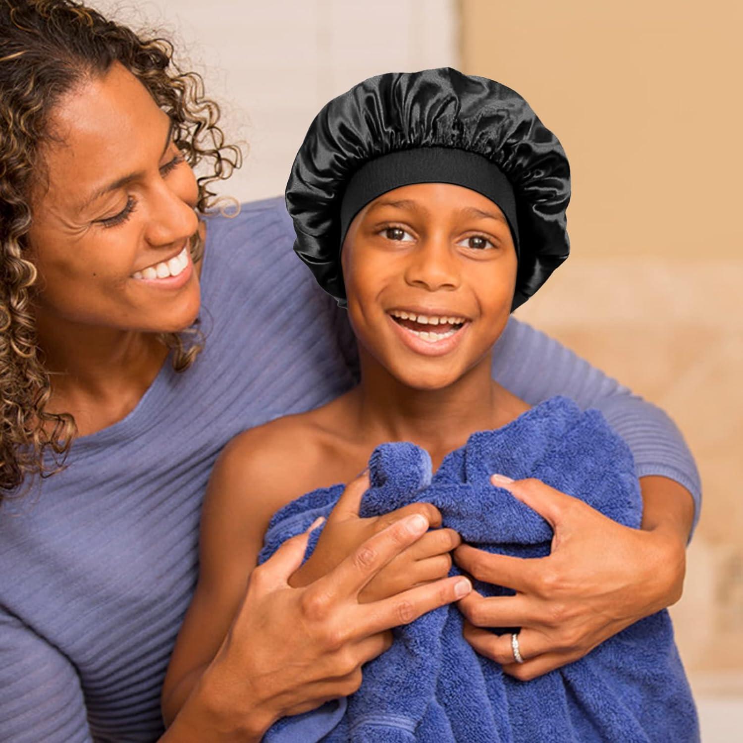 Curly Hair Bonnet For Afro Hair PCS Satin Bonnets For Black Women