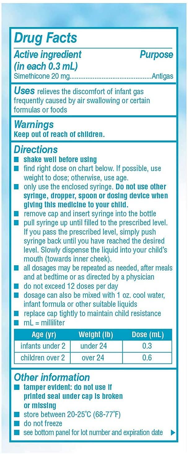 Mylicon Infant Gas Relief Drops Original Formula 1 oz (2 Pack) Fast