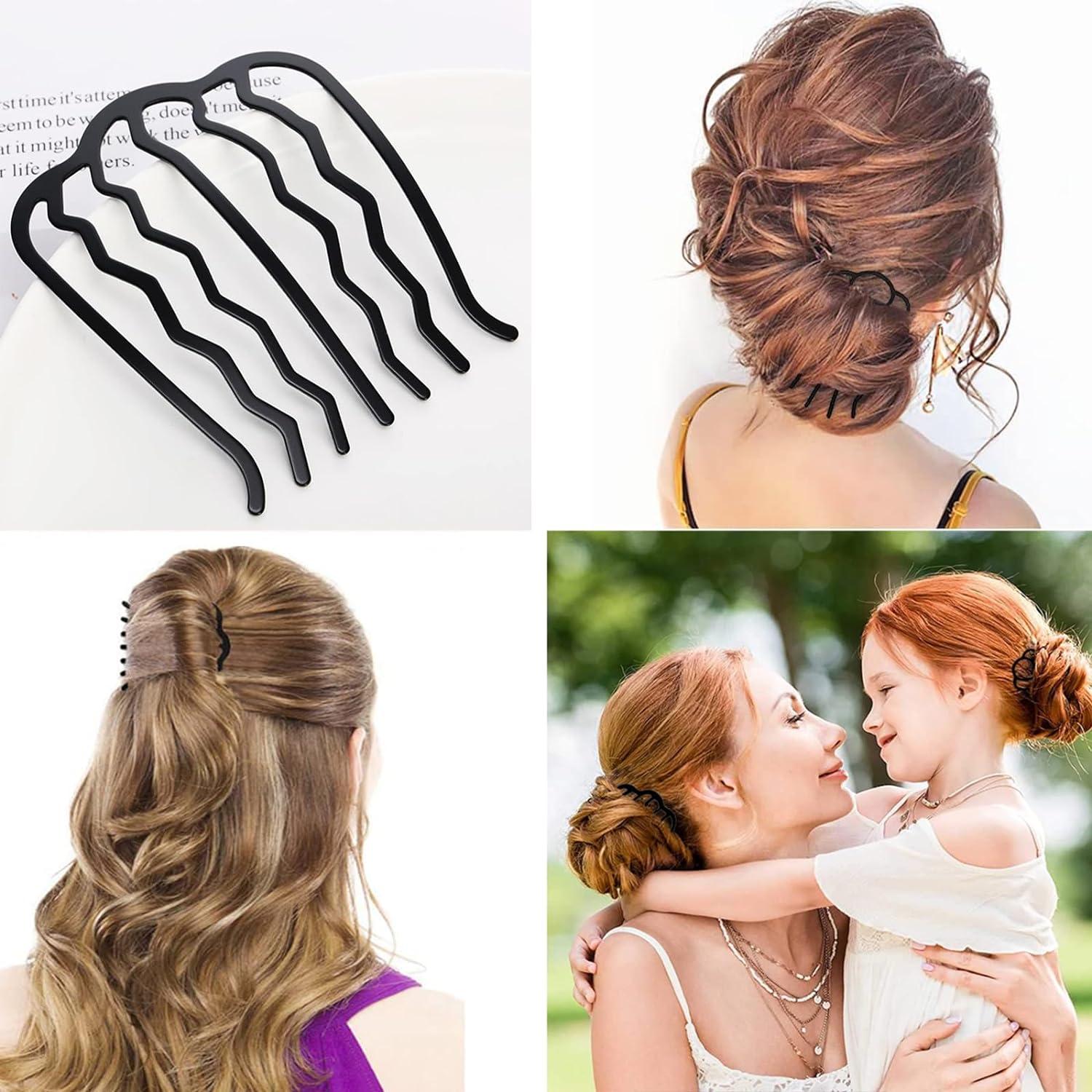 5 Piece Hair Comb Slides Hair Accessories for Women Hair Combs Hair