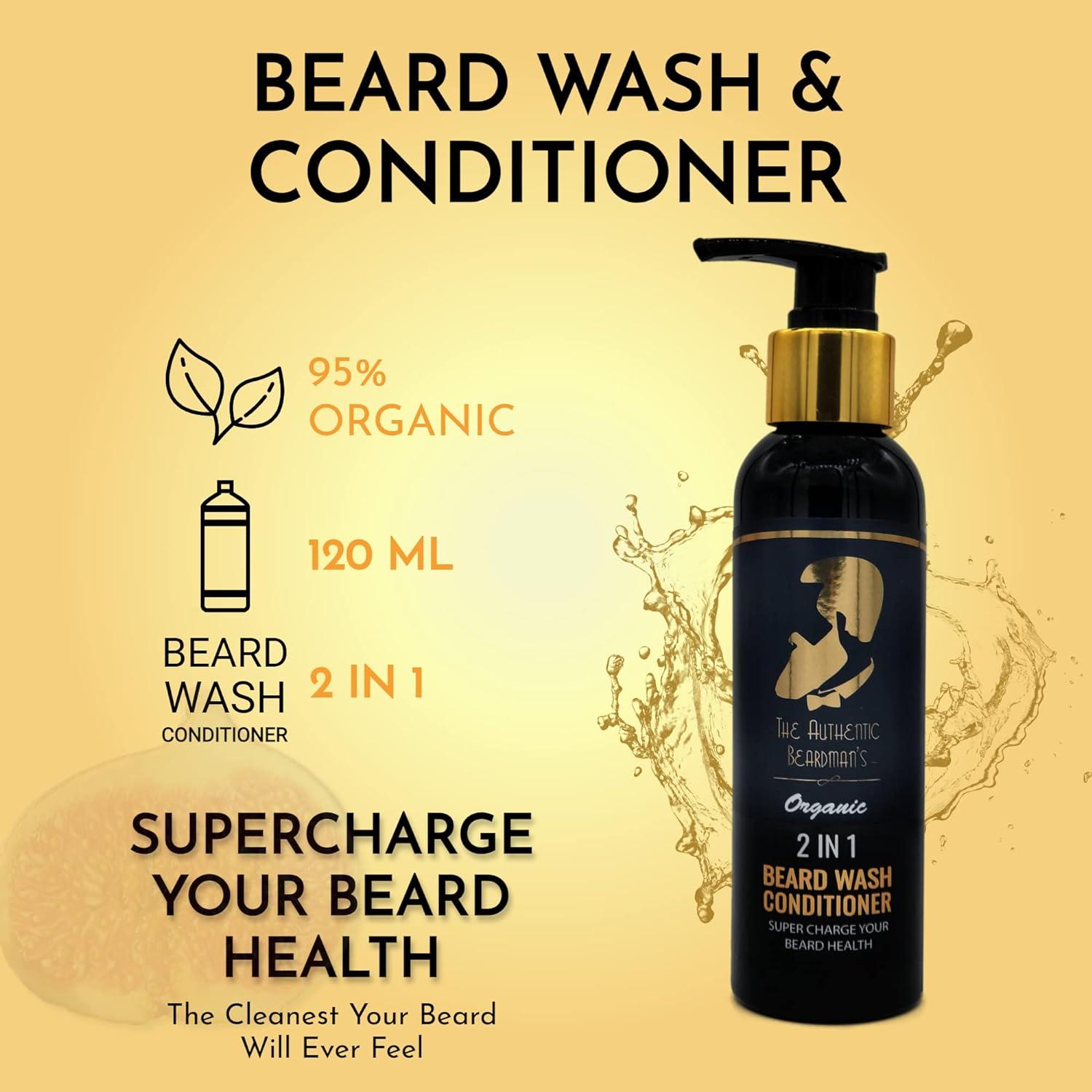 AL HOOR Organic Beard Shampoo And Conditioner (2 in 1) For Men Aloe