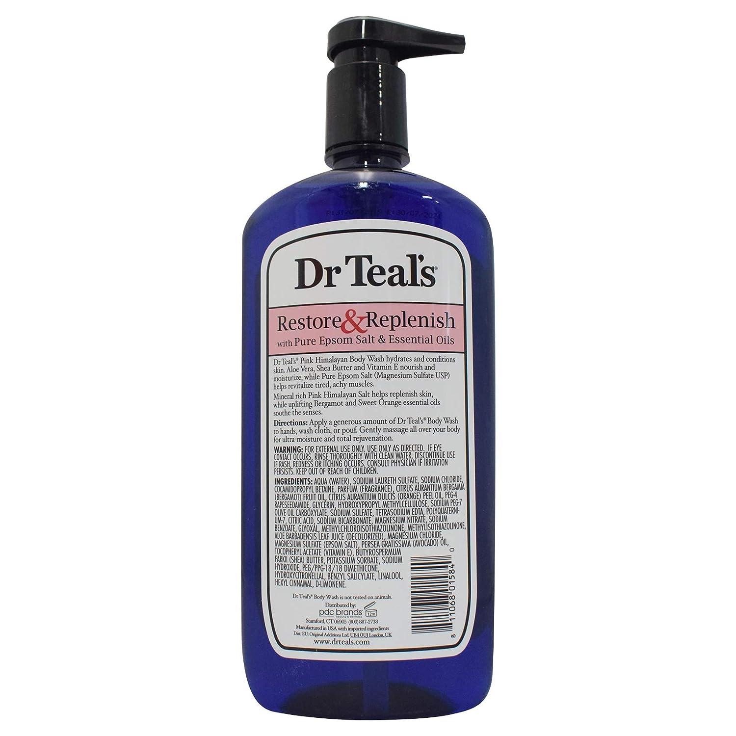Dr. Teal's Pink Himalayan Body Wash Restore and Replenish with Pure