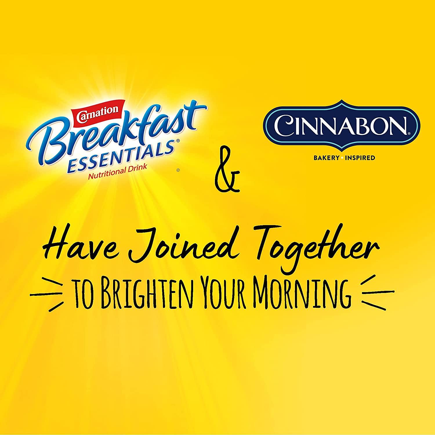 Carnation Breakfast Essentials Cinnabon Nutritional Drink, 8 Fl Oz