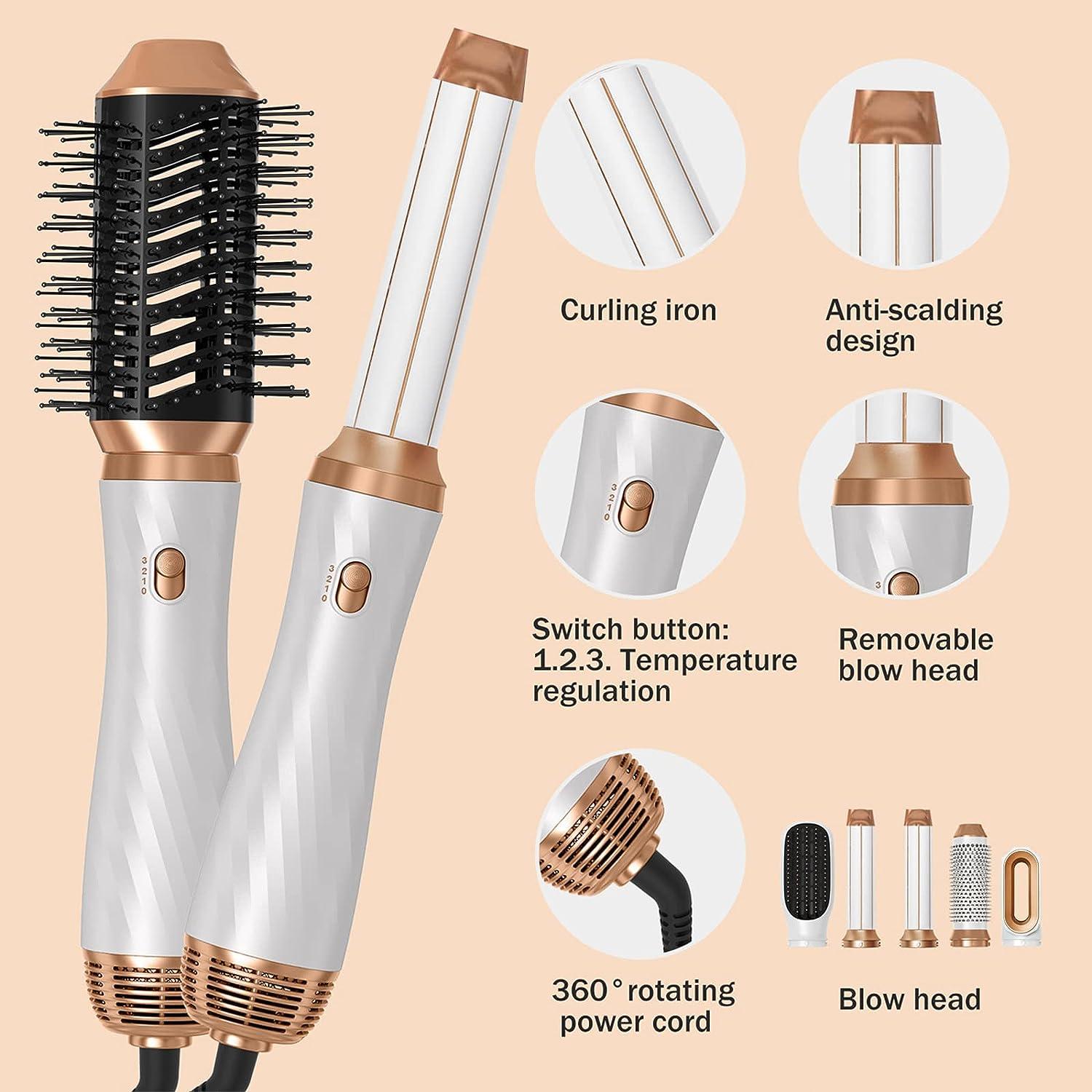 6 in 1 Hair Dryer Brush Detachable Blow Dryer Brush 2023 Hair