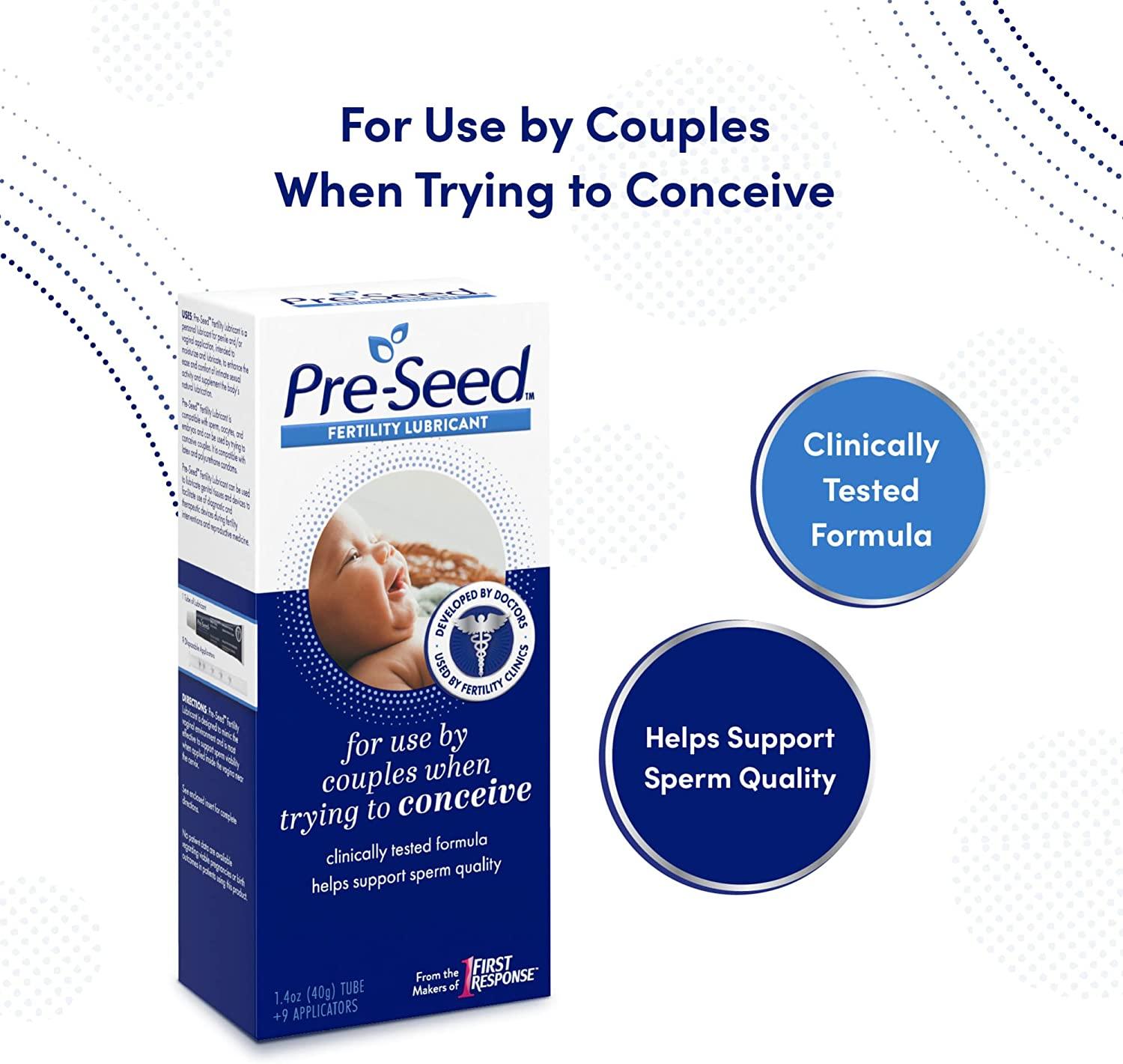 PreSeed Fertility Lubricant for Couples Trying to Conceive Boost