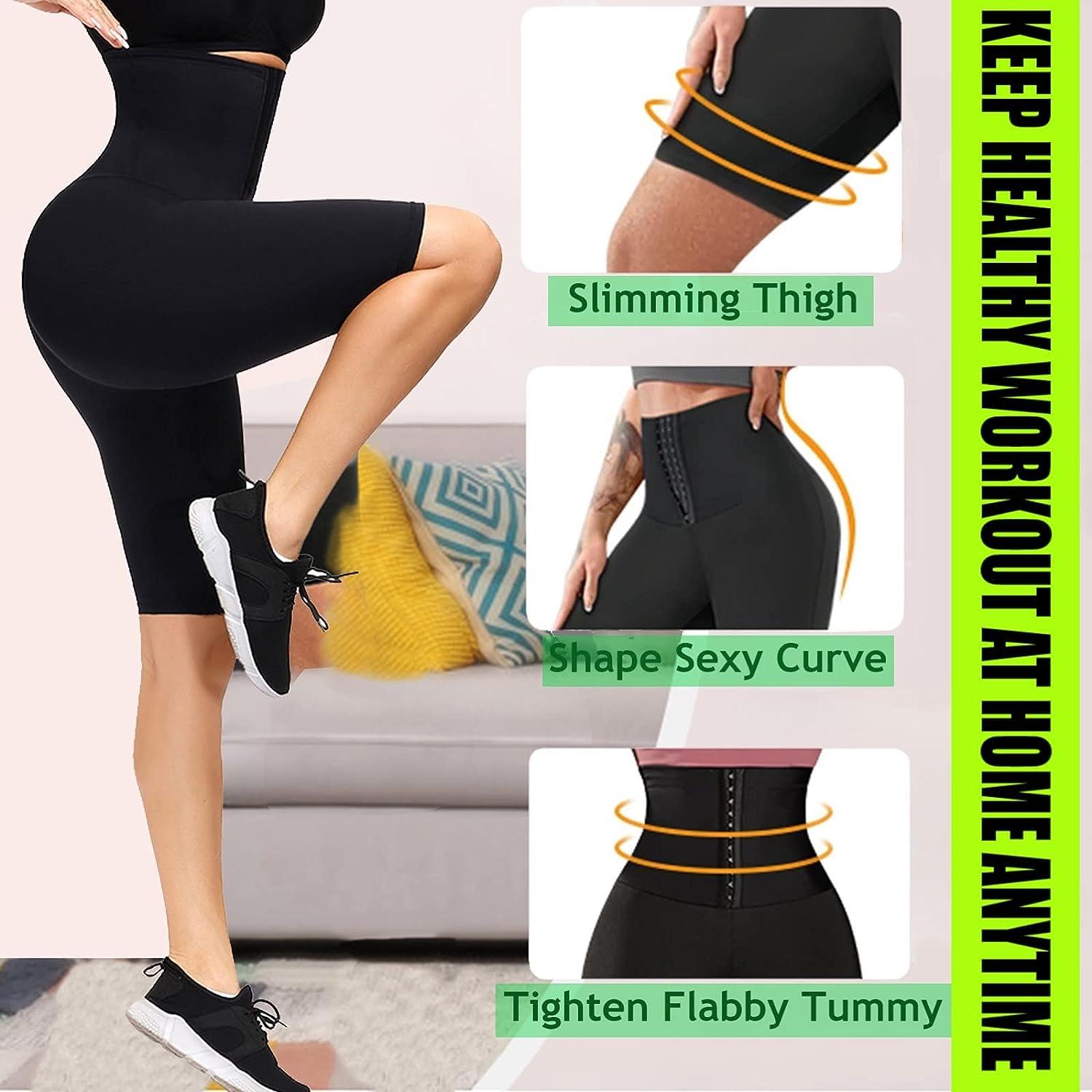 Mens Thermo Waist Trainer Leggings: Slimming Shapewear For Workout