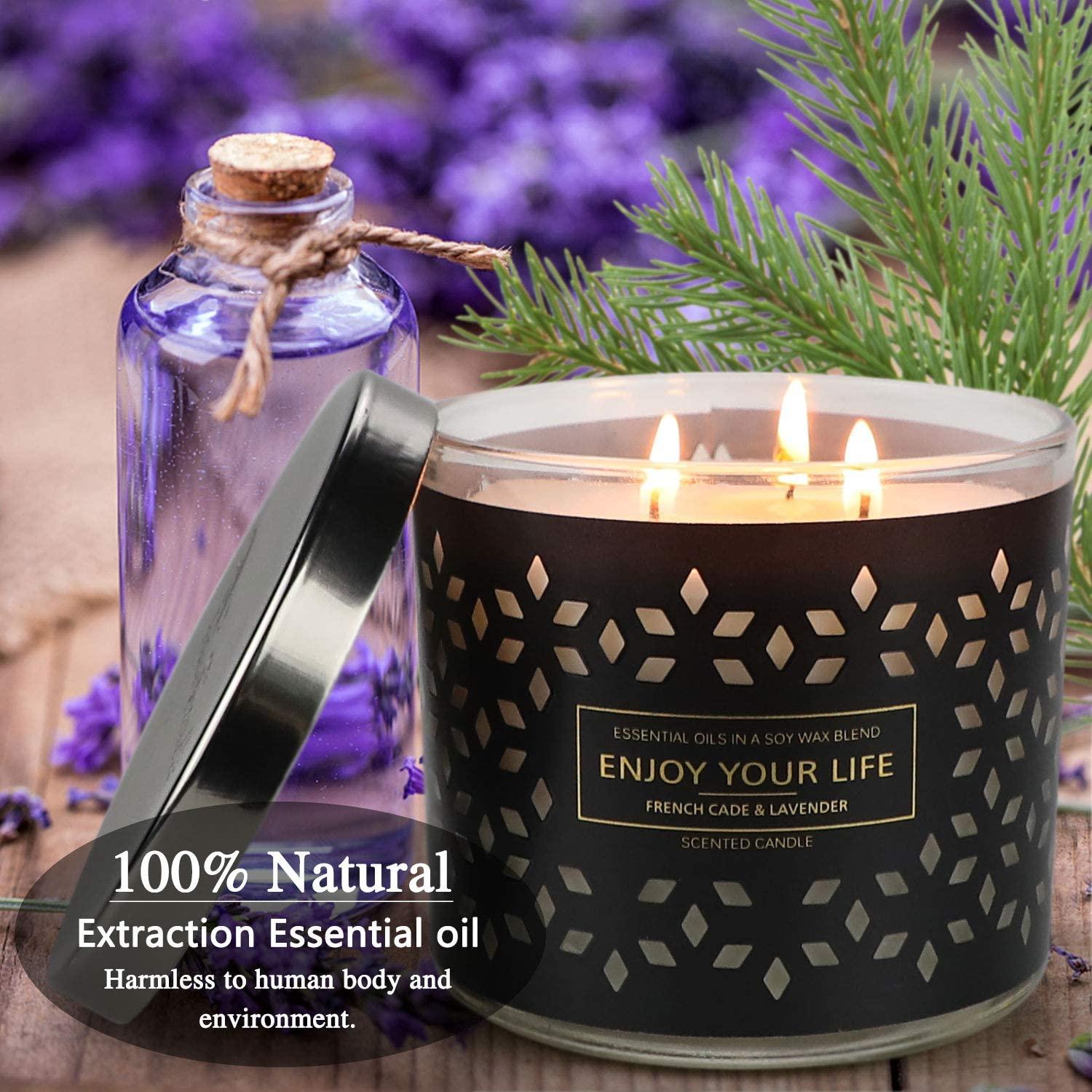 Scented Candles Gifts for Women,Aromatherapy Jar Candles for Home