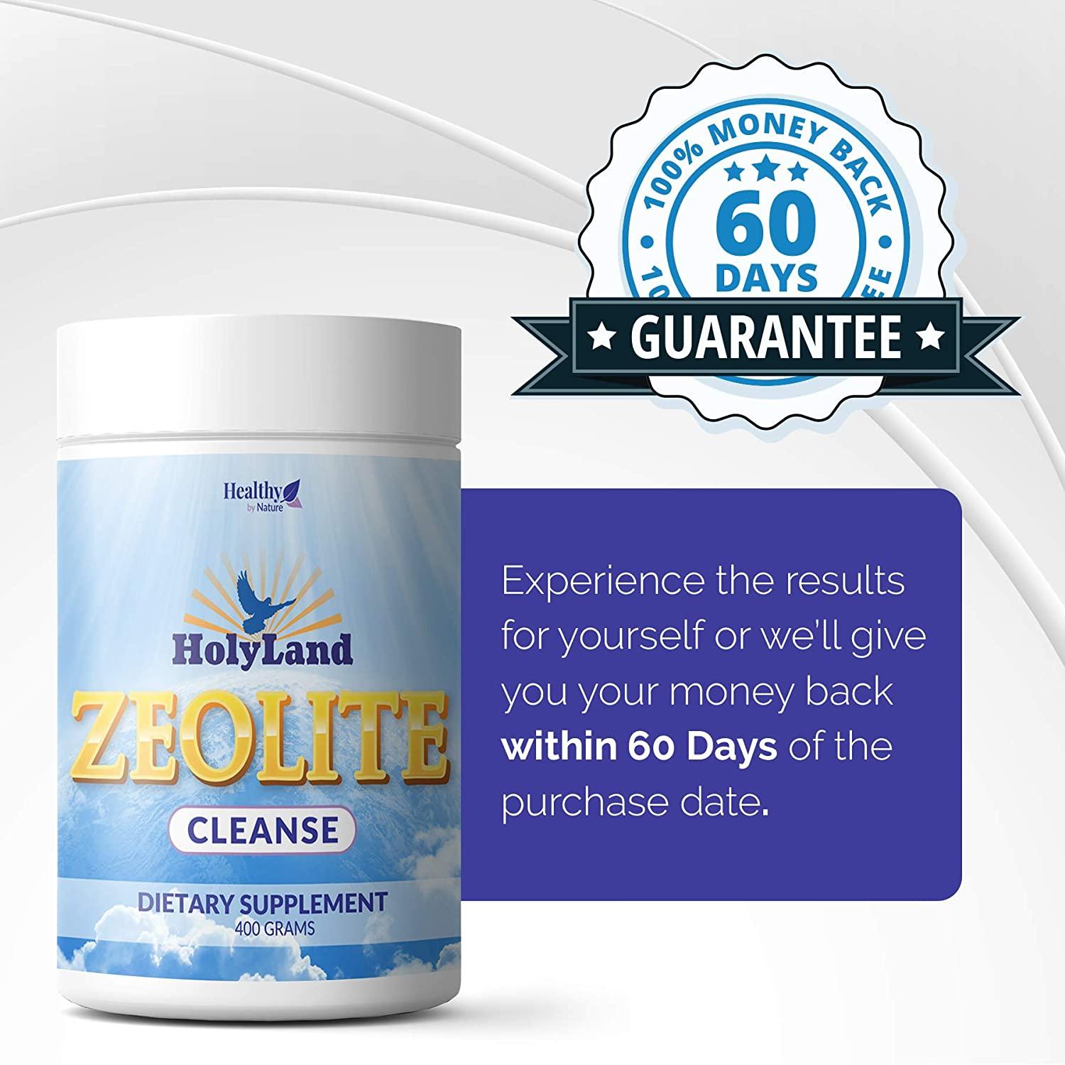 HolyLand Zeolite Cleanse Detox Powder for Energy, Mental Focus