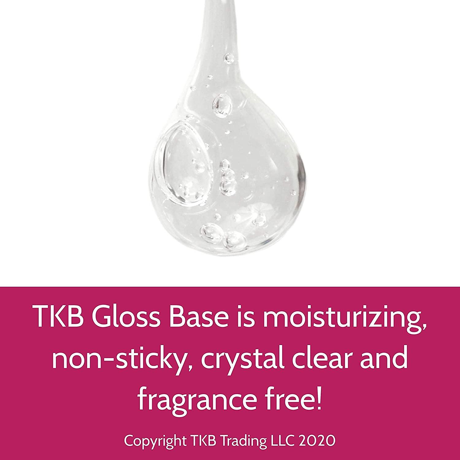 TKB Clear Versagel Lip Gloss Base 11 oz Made in USA, MineralOilFree 5.5oz Bags (Pack of 2)
