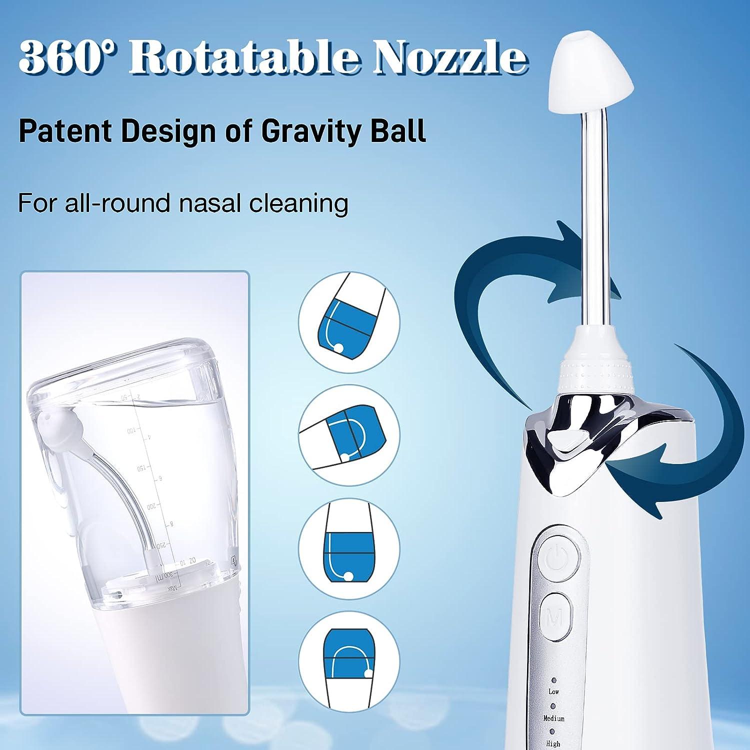 Dr.Shark Sinus Cleaner Machine Nasal Irrigation System Electric Nose Cleaner Netting Pot for