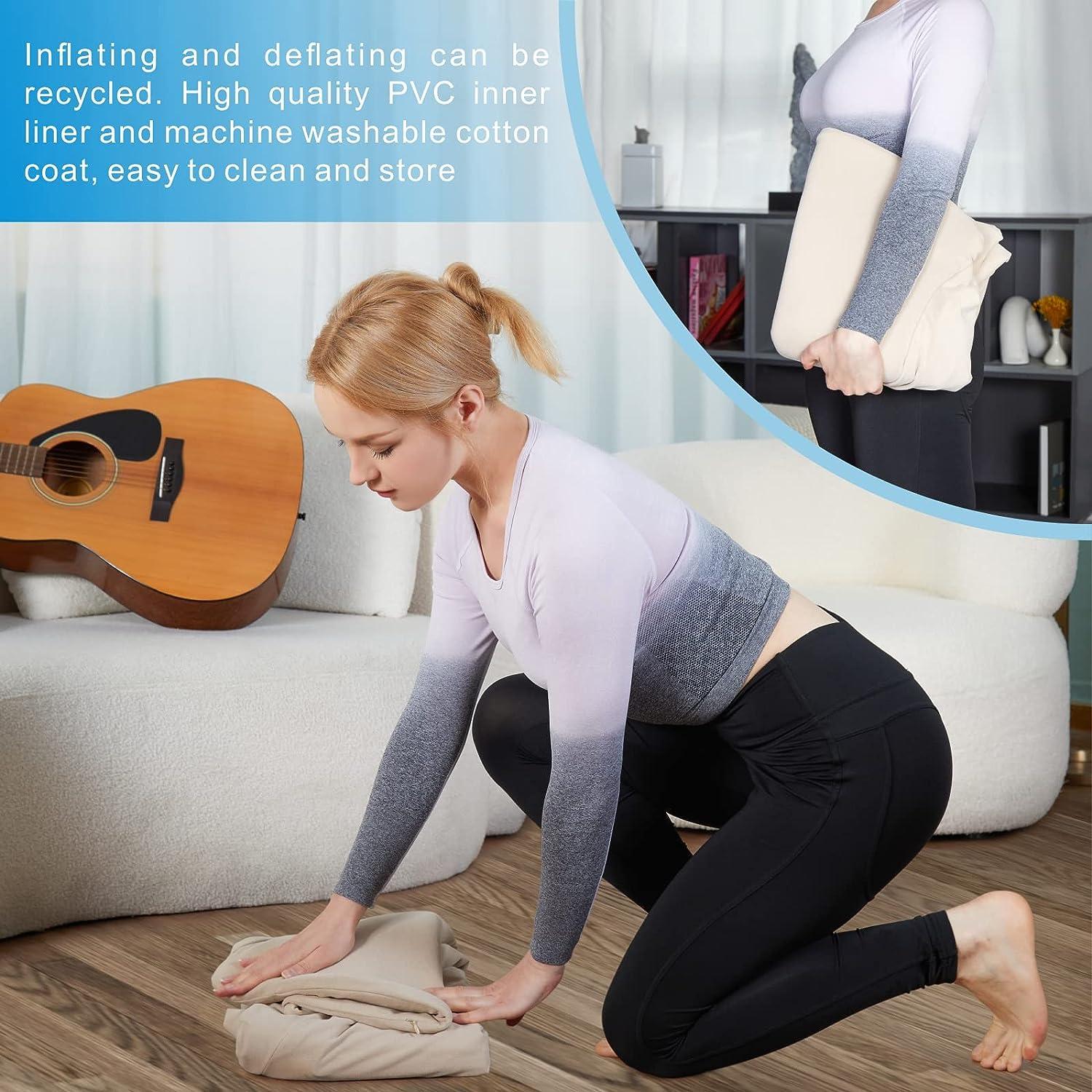 Inflatable Large Meditation Cushion for Zafu Yoga Meditation Floor