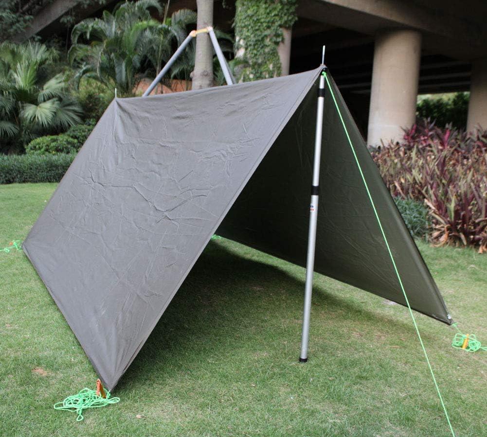 Telescoping Tarp Poles Set of 2 - Adjustable Aluminum Rods for