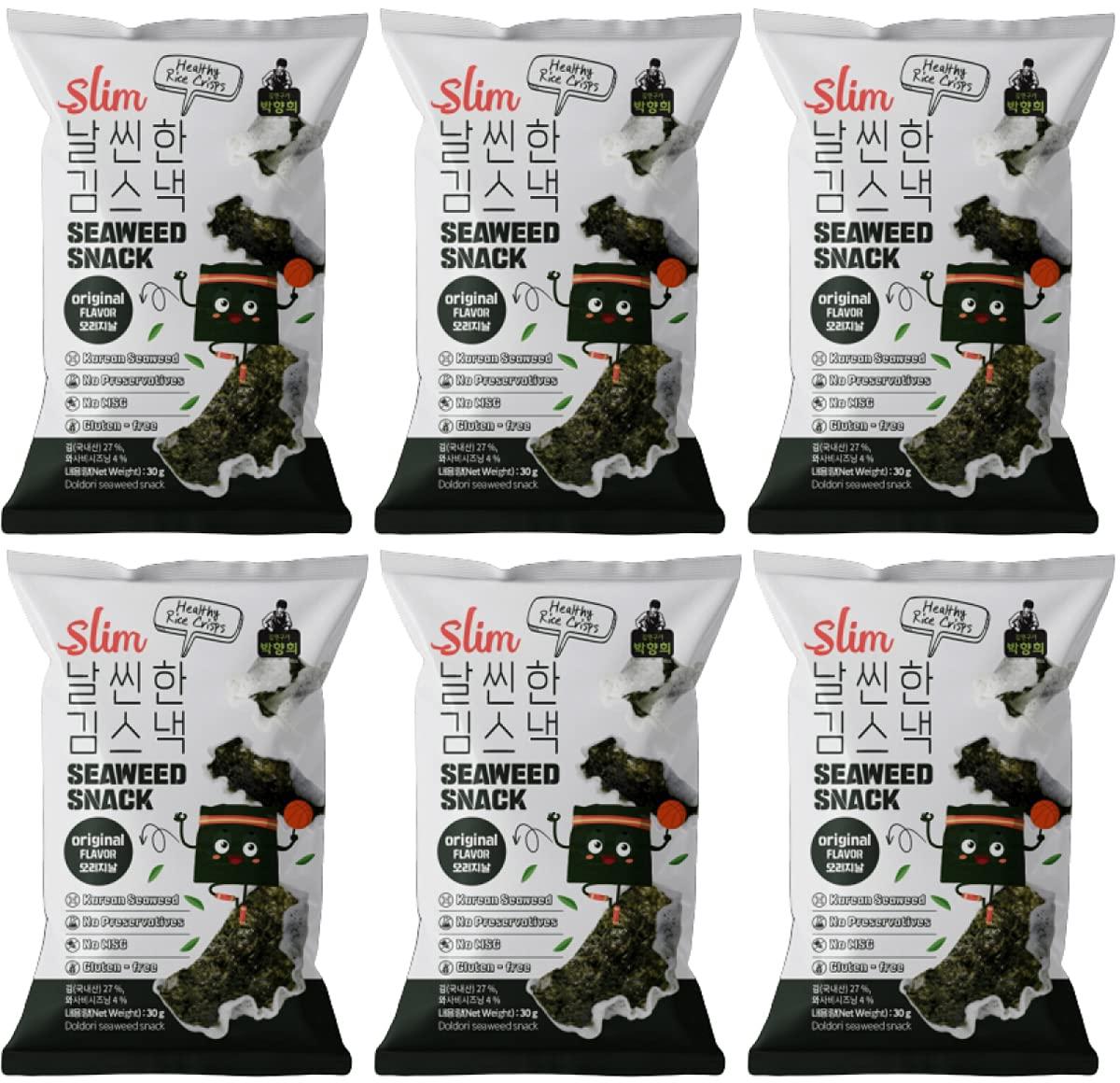 Master Hee's Slim Seaweed Crisps, Seaweed Snacks, Tempura Seaweed