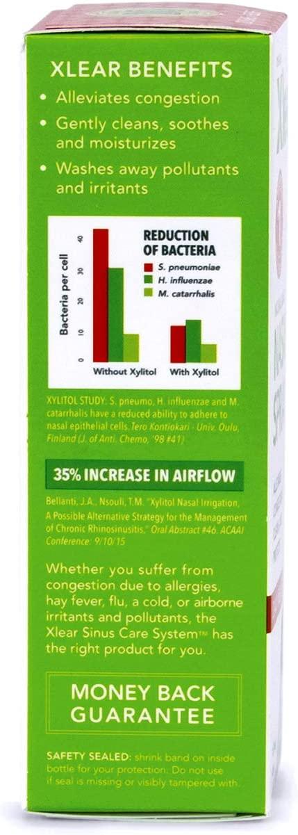 Xlear Natural Saline Nasal Spray with Xylitol