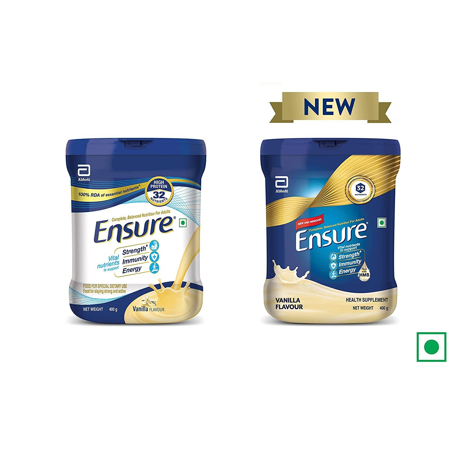 Ensure Balanced Adult Nutrition Health Drink 400g Vanilla 14.1oz (1