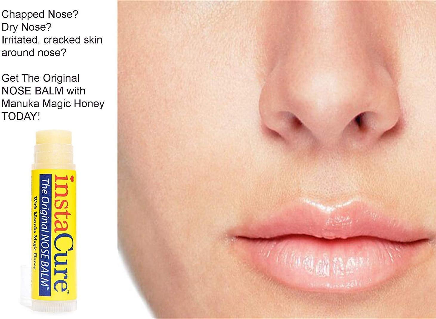 InstaCure Original Nose Balm with Manuka Honey, Coconut Oil & Shea
