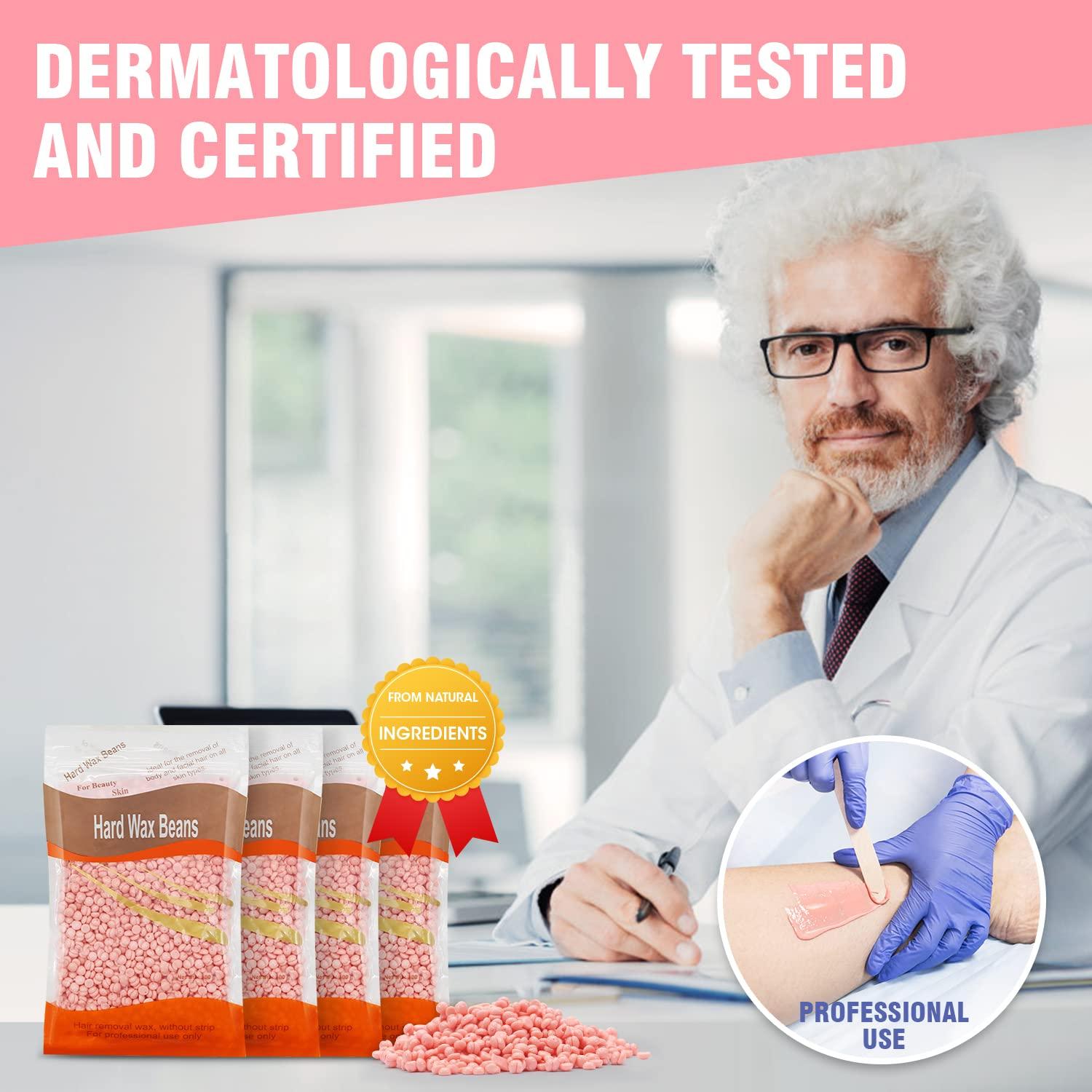 Wax Machine Hard Wax Kit for Hair Removal MaxFlat Wax Pot at Home