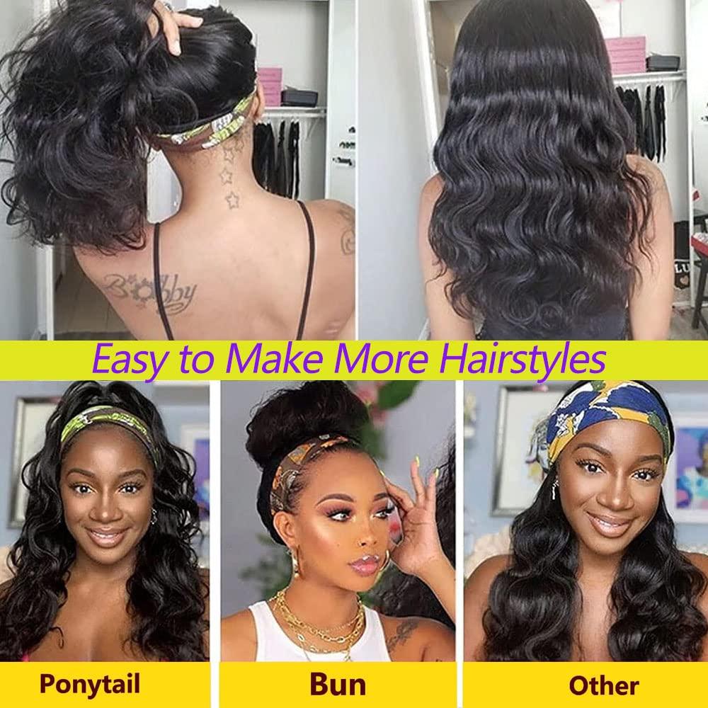 Hair wig bun sales