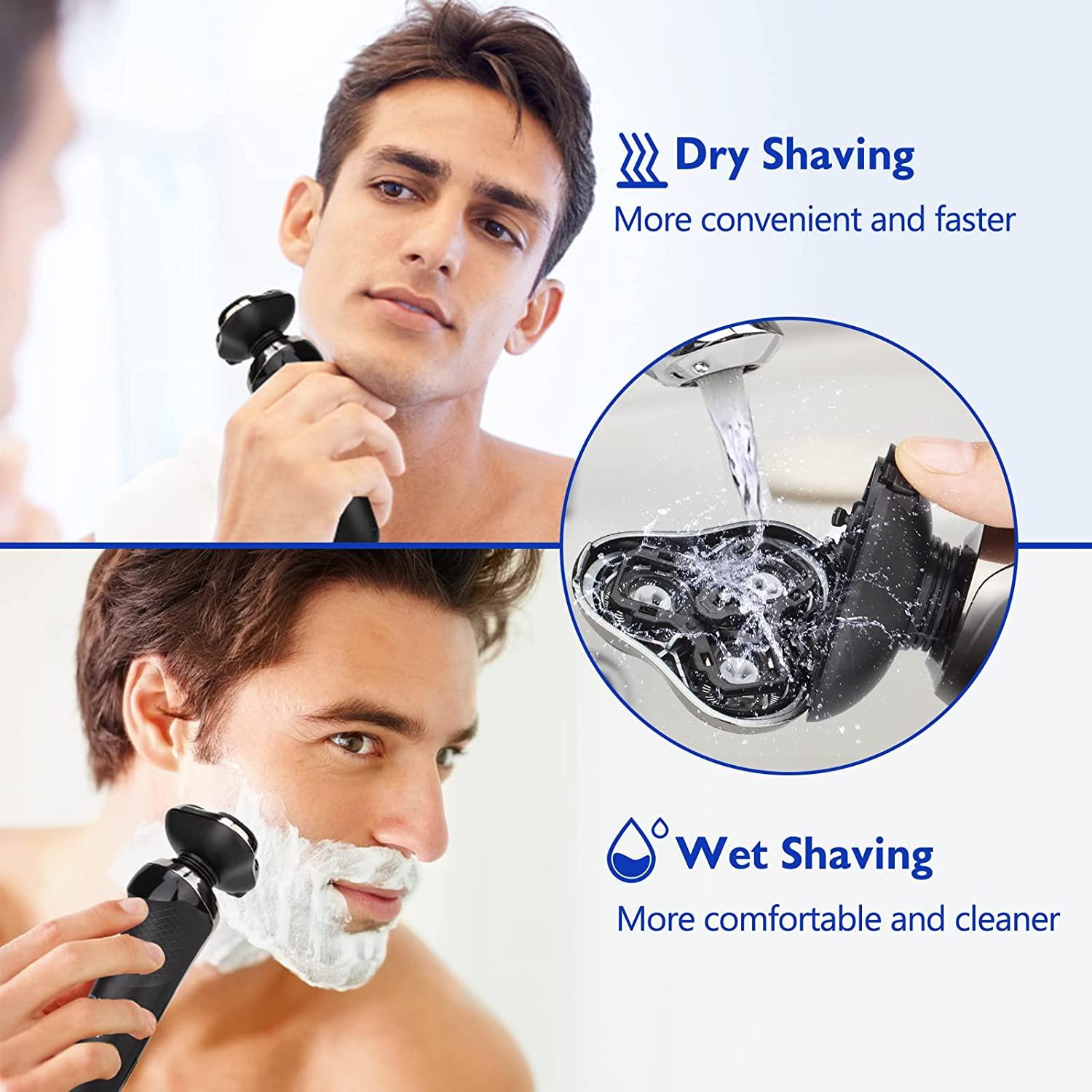 Handsomeface Electric Razor for Men Shavers Face Man Dry Wet Waterproof