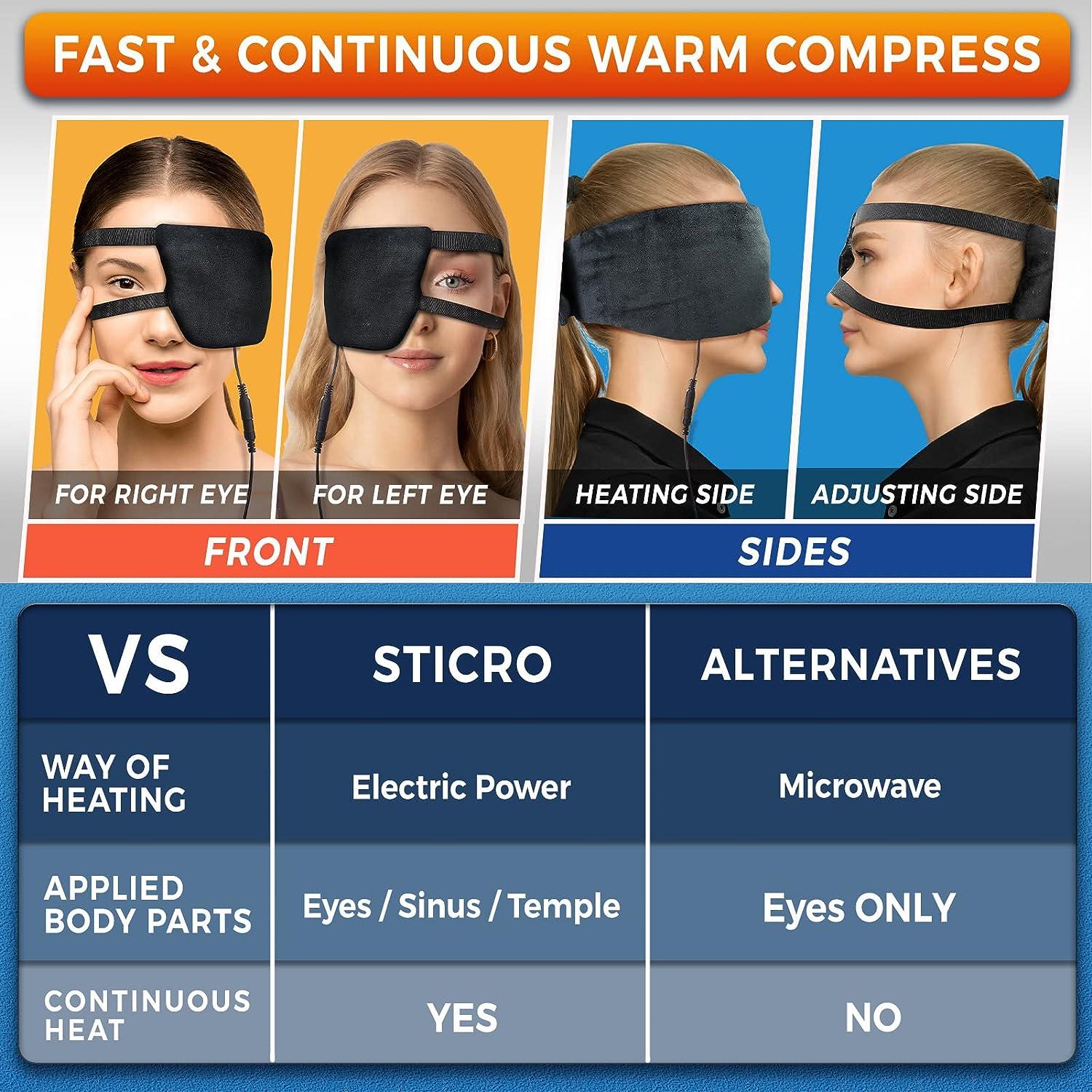 sticro Moist Heat Stye Eye Compress Heating Pad for Single Stye Eye