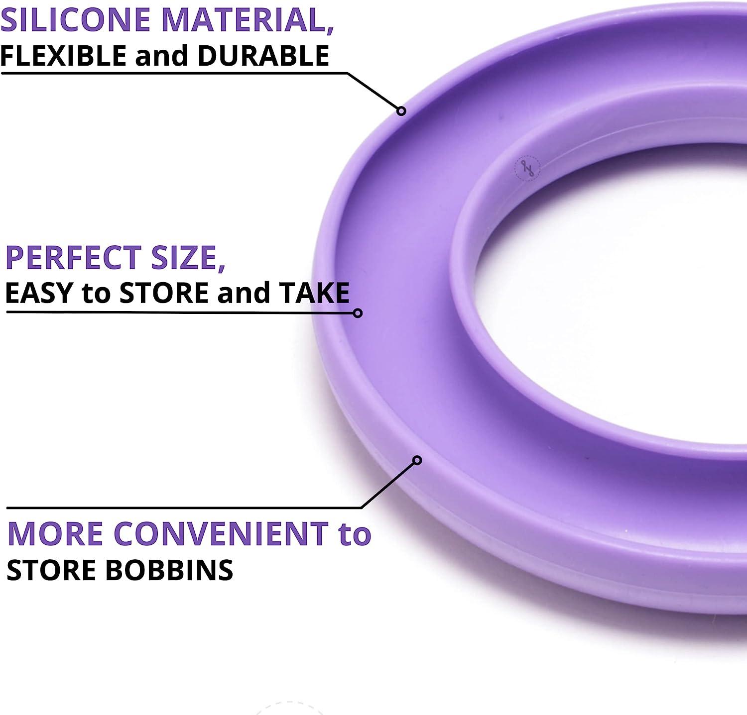 4PCS Round Bobbin Holder Bobbin Organizer and Holder Bubbin Organizer