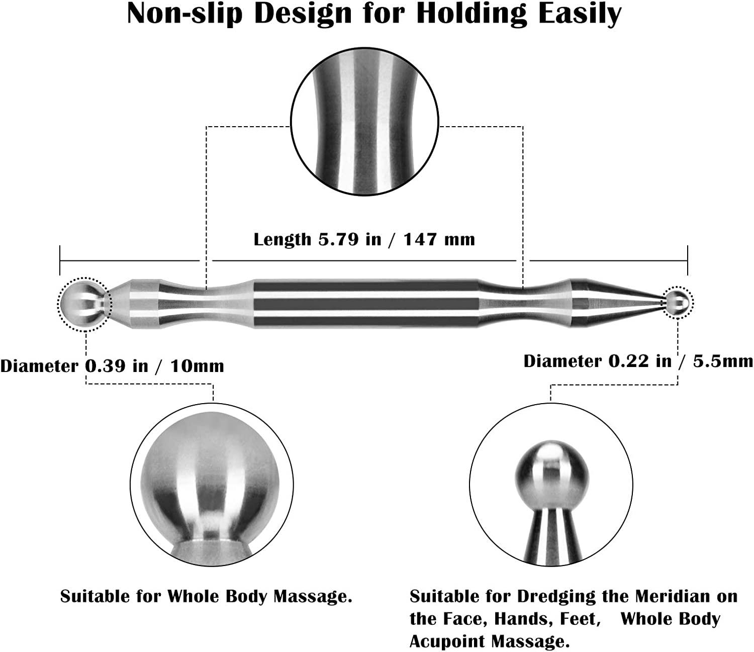 Stainless Steel Acupuncture Pen for Deep Tissue Massage Pain Relief