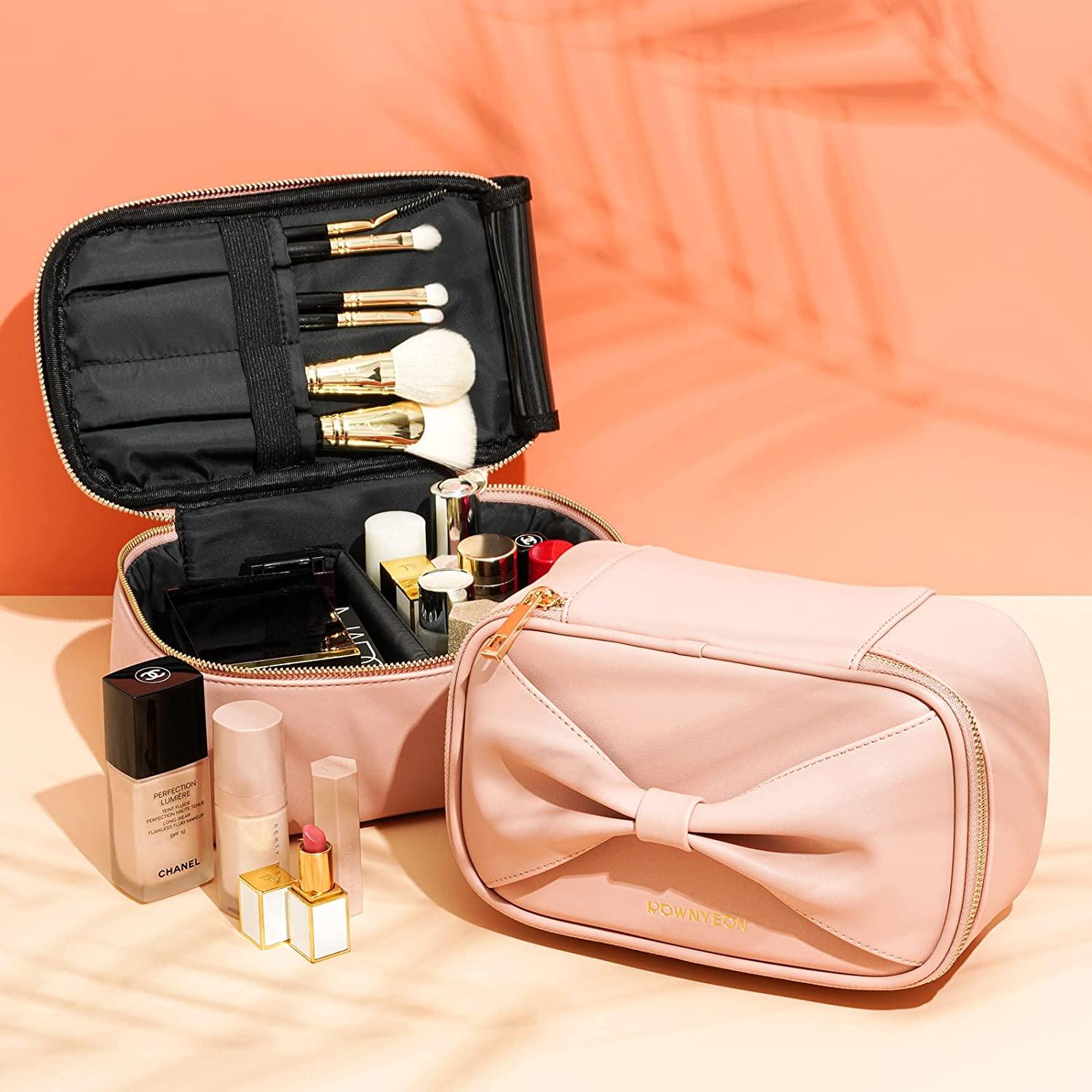 ROWNYEON Travel Makeup Bag Cute Organizer Bag Makeup Bag with