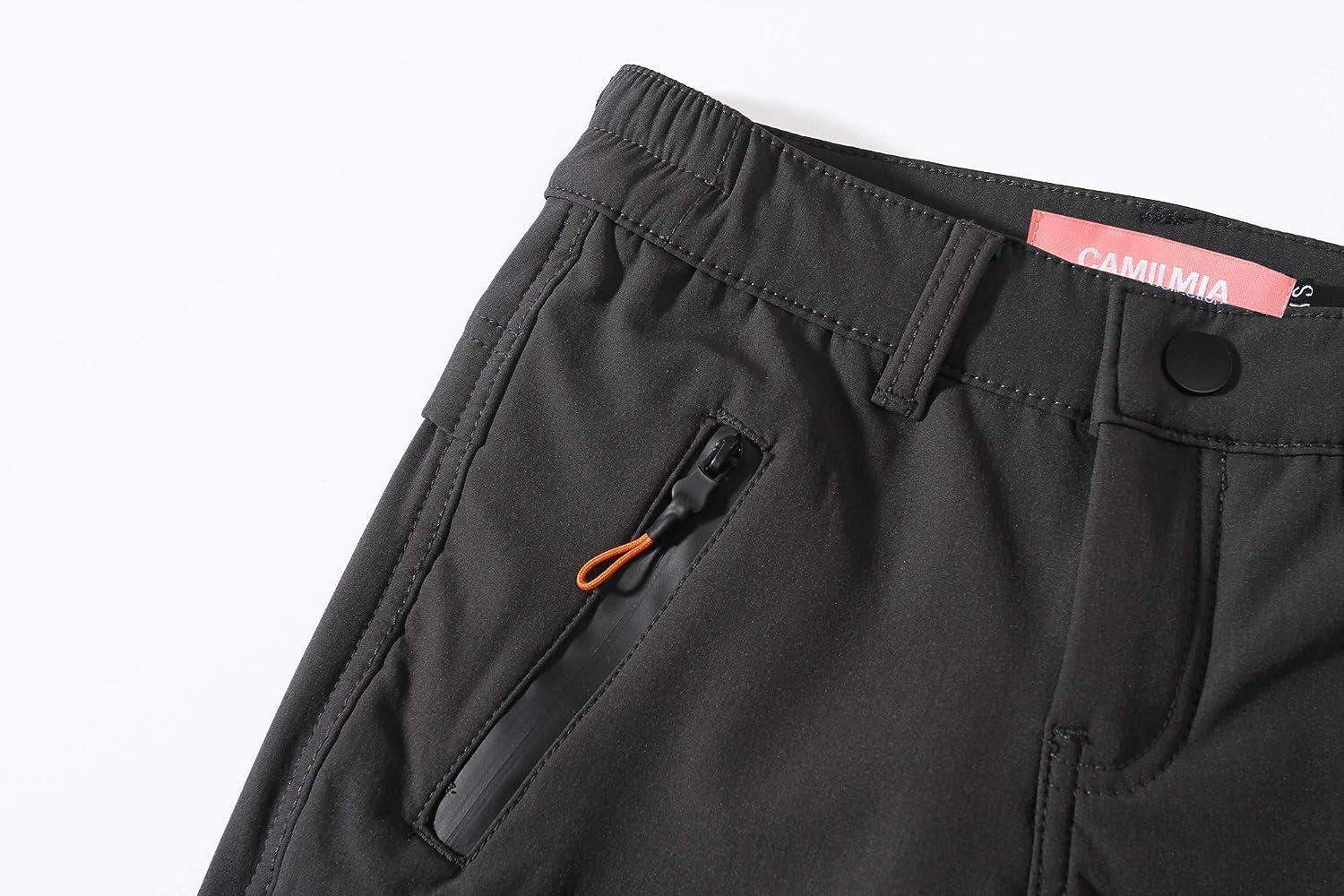 Camii Mia Big Girls Fleece Hiking Pants Snow Ski Waterproof Winter