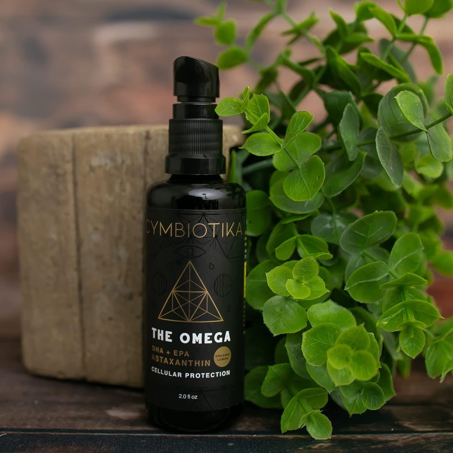 Cymbiotika DHA Omega 3 EPA & Astaxanthin 4mg Liquid Supplement