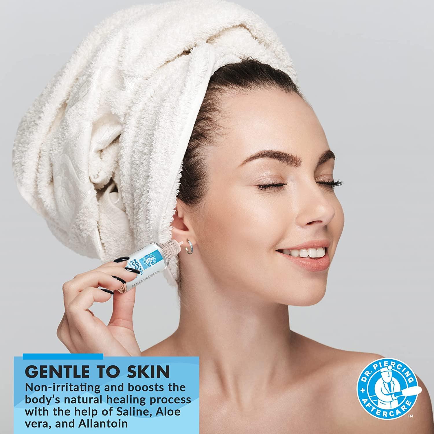 Dr. Piercing Aftercare Keloid Removal Drops NonGreasy Saline