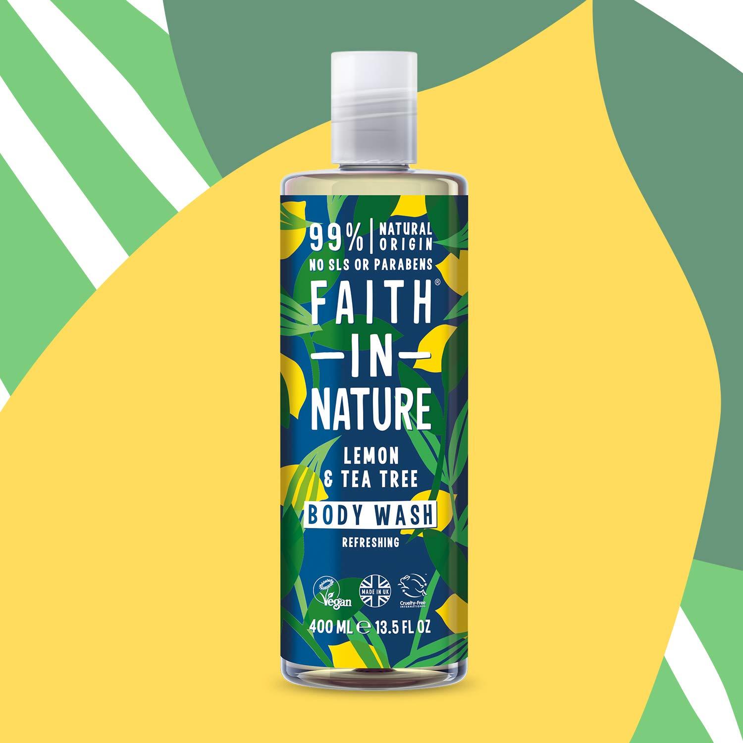 Faith in Nature Lemon & Tea Tree Shower Gel & Foam Bath