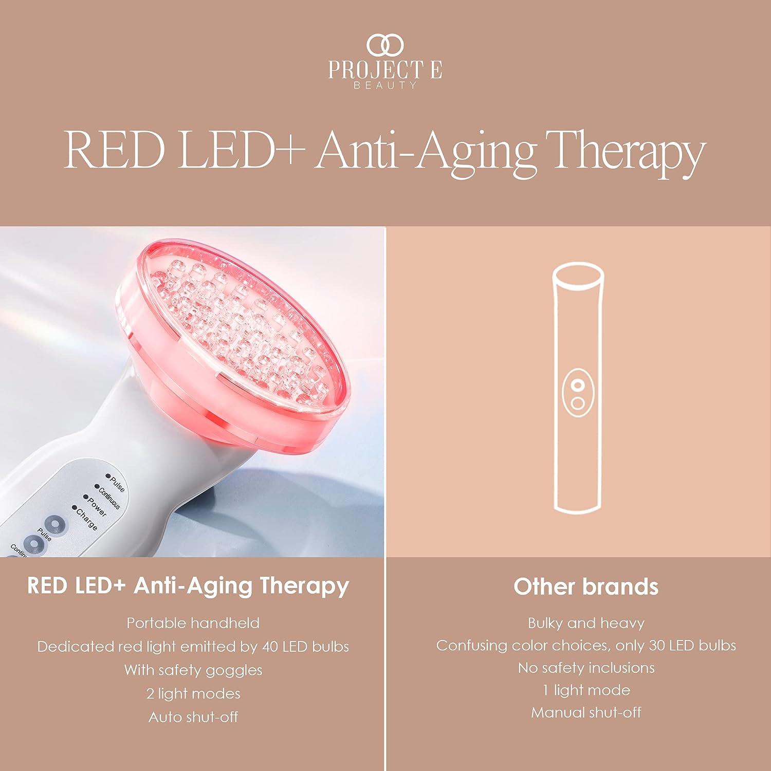 Project E Beauty Red LED Anti-Aging Therapy | Collagen Boosting