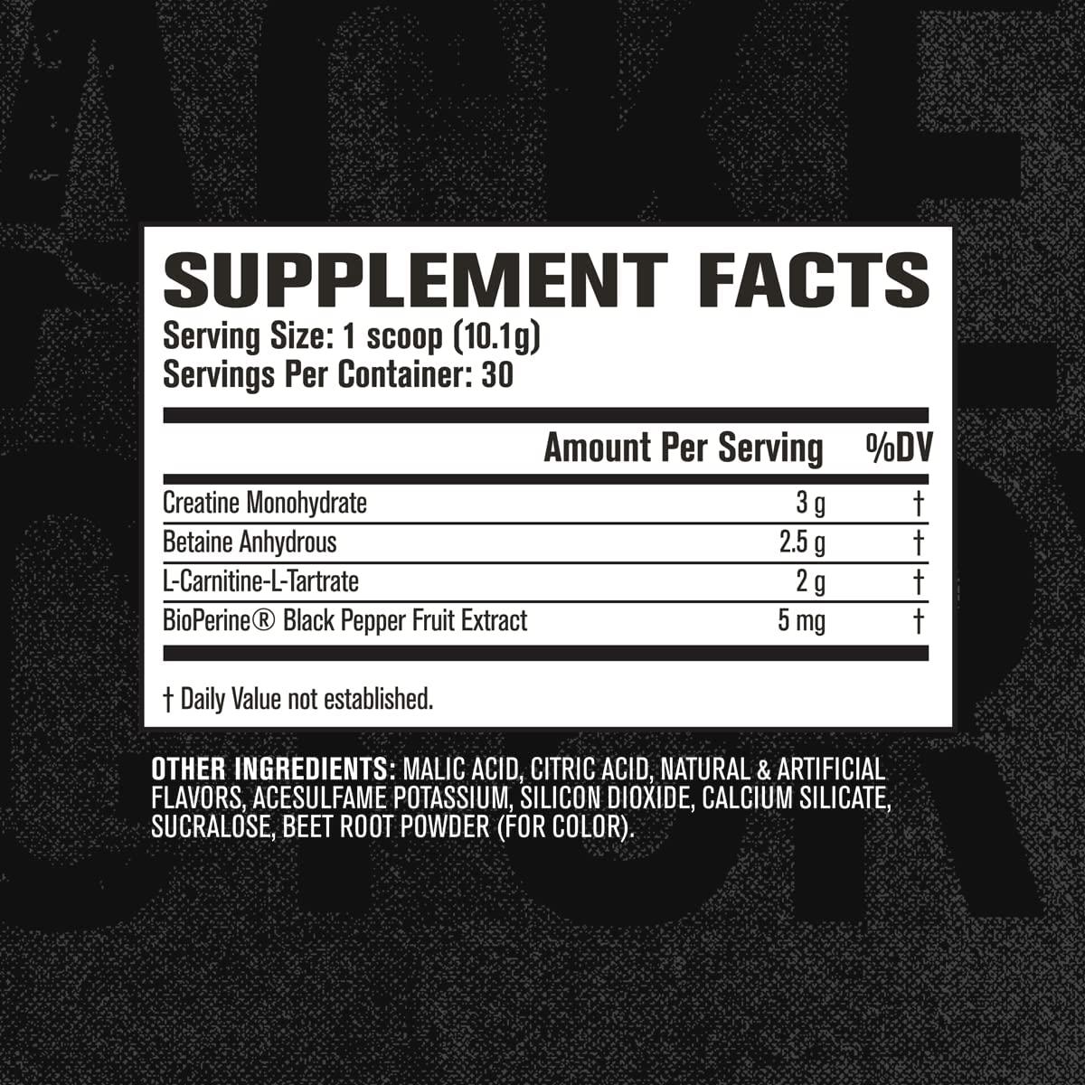 Growth Surge Creatine Post Workout Supplement - Muscle Builder with  Creatine Monohydrate, Betaine, L-Carnitine, and L-Tartrate - Daily Muscle  Building & Recovery - 30 Servings Fruit Punch 10.68oz | Buy Now with