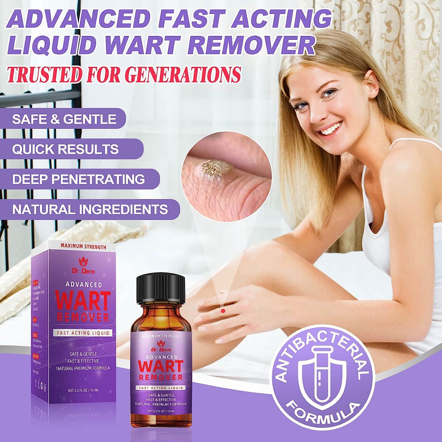 Dr. DERM Maximum Strength Wart Remover Liquid Gel - Fast-Acting