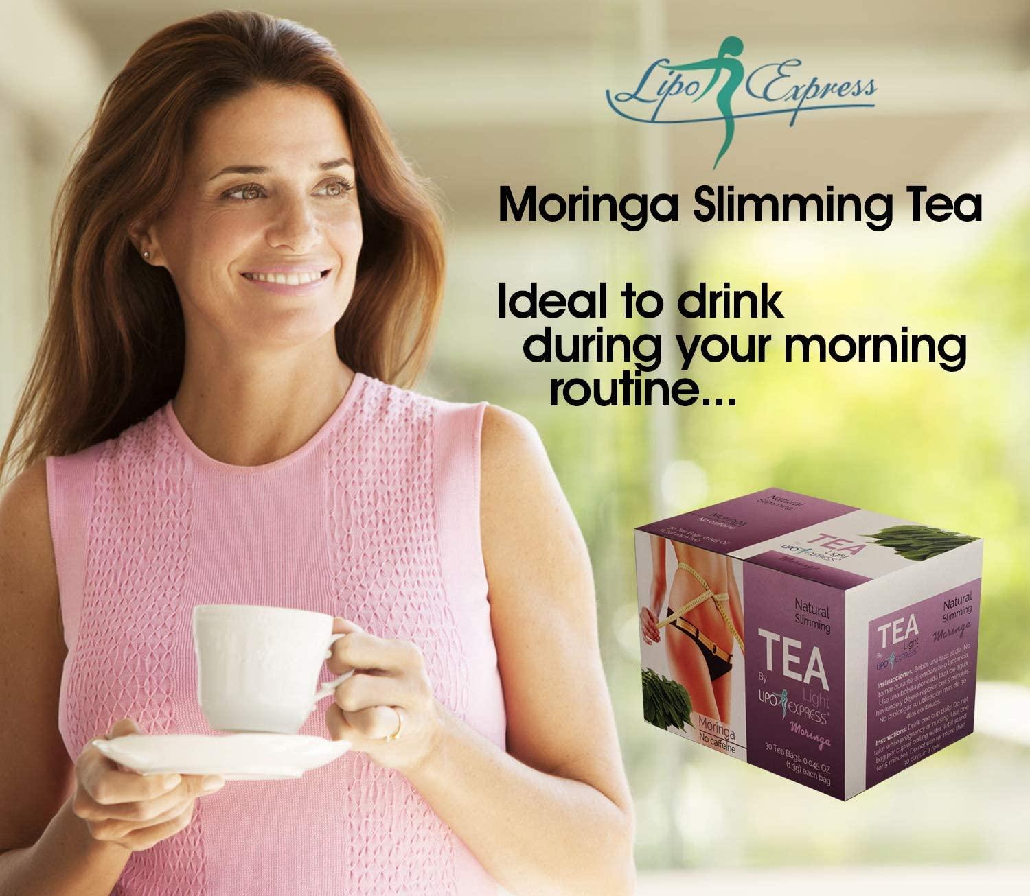 Weight Loss Tea Detox Tea Lipo Express Body Cleanse, Reduce Bloating, &  Appetite Suppressant, 30 Day Tea-tox, with Potent Traditional 100% Naturals  Herbs. Energy Booster. (Moringa Tea)
