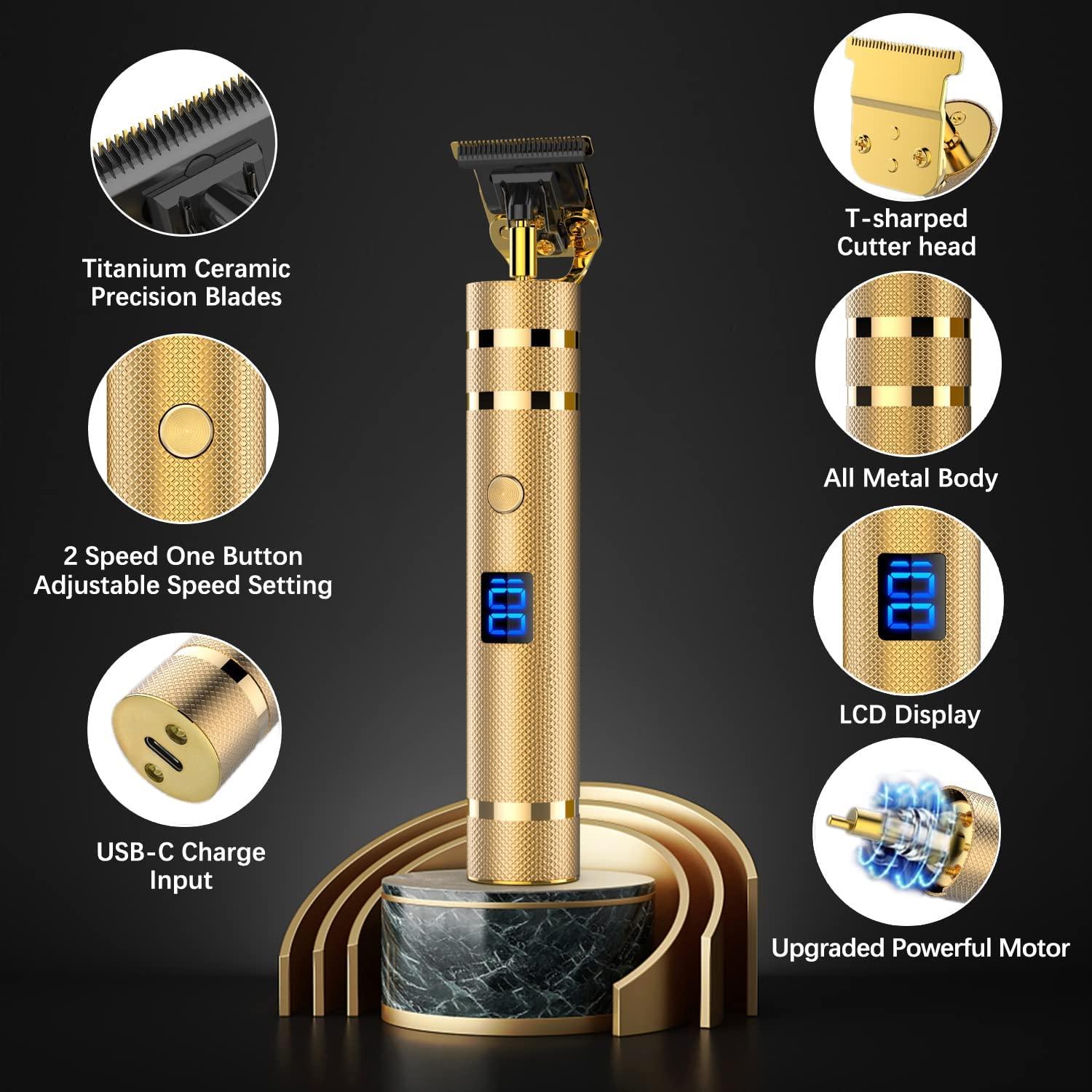 Professional Hair Trimmer for Men,Keasen Mens Hair Clippers Zero Gapped