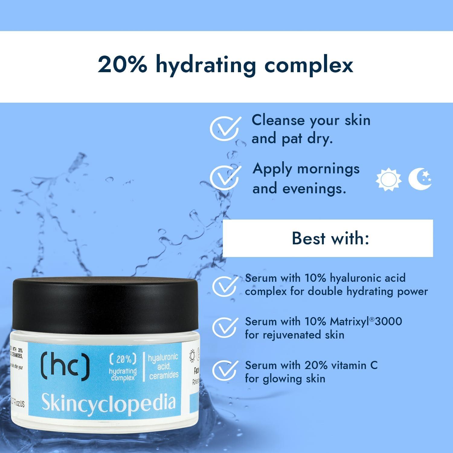 Skincyclopedia Concentrated Face Moisturiser with 20% Hydrating