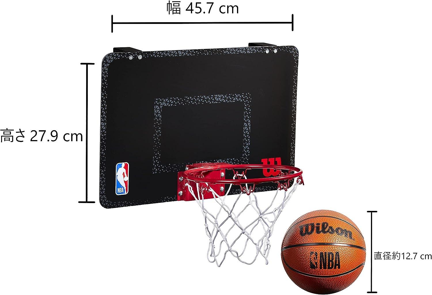 Wilson NBA Team Pro Mini Basketball Hoop with 30 Team Stickers