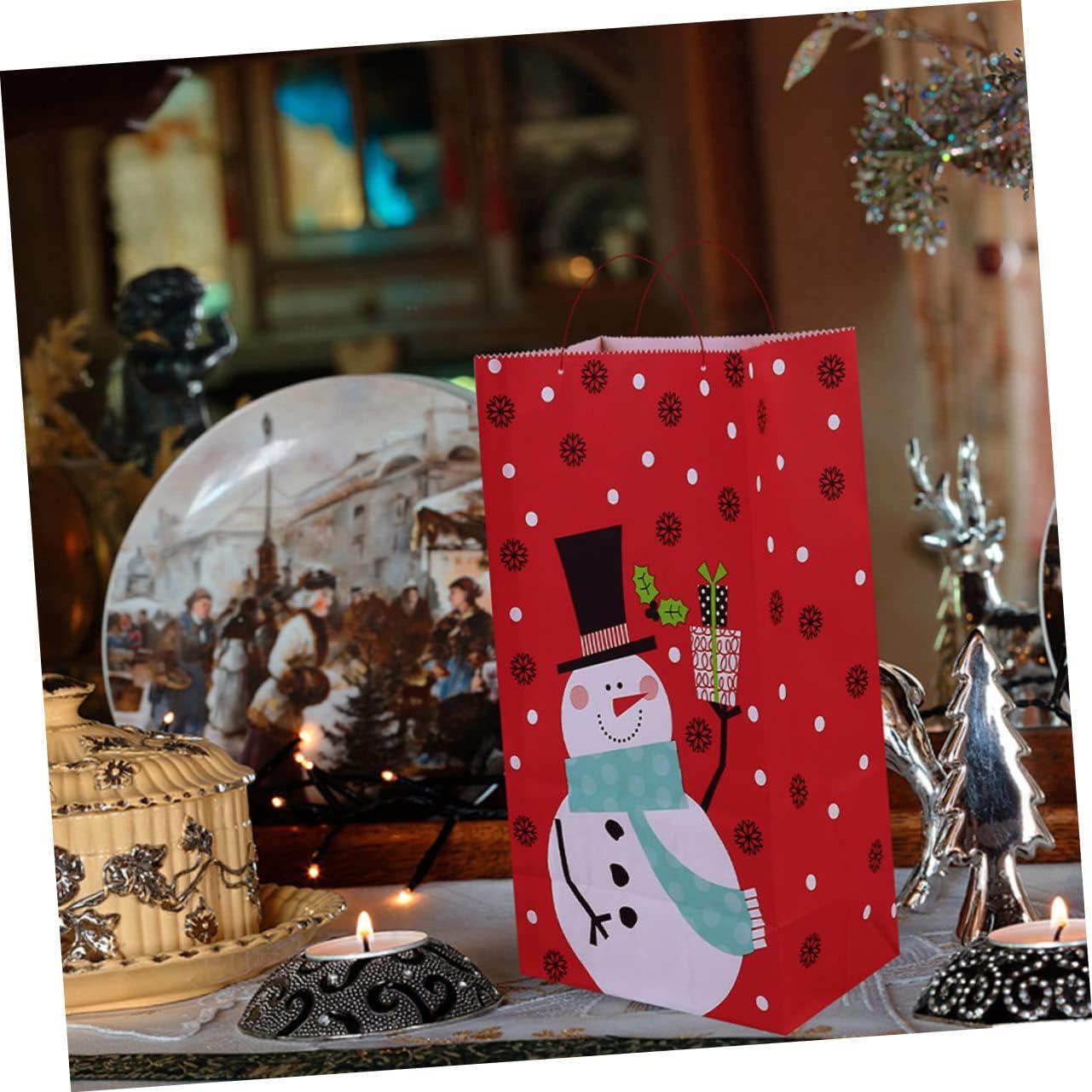 LALAFINA 20pcs Christmas Paper Bag Candy Bags Cute Christmas