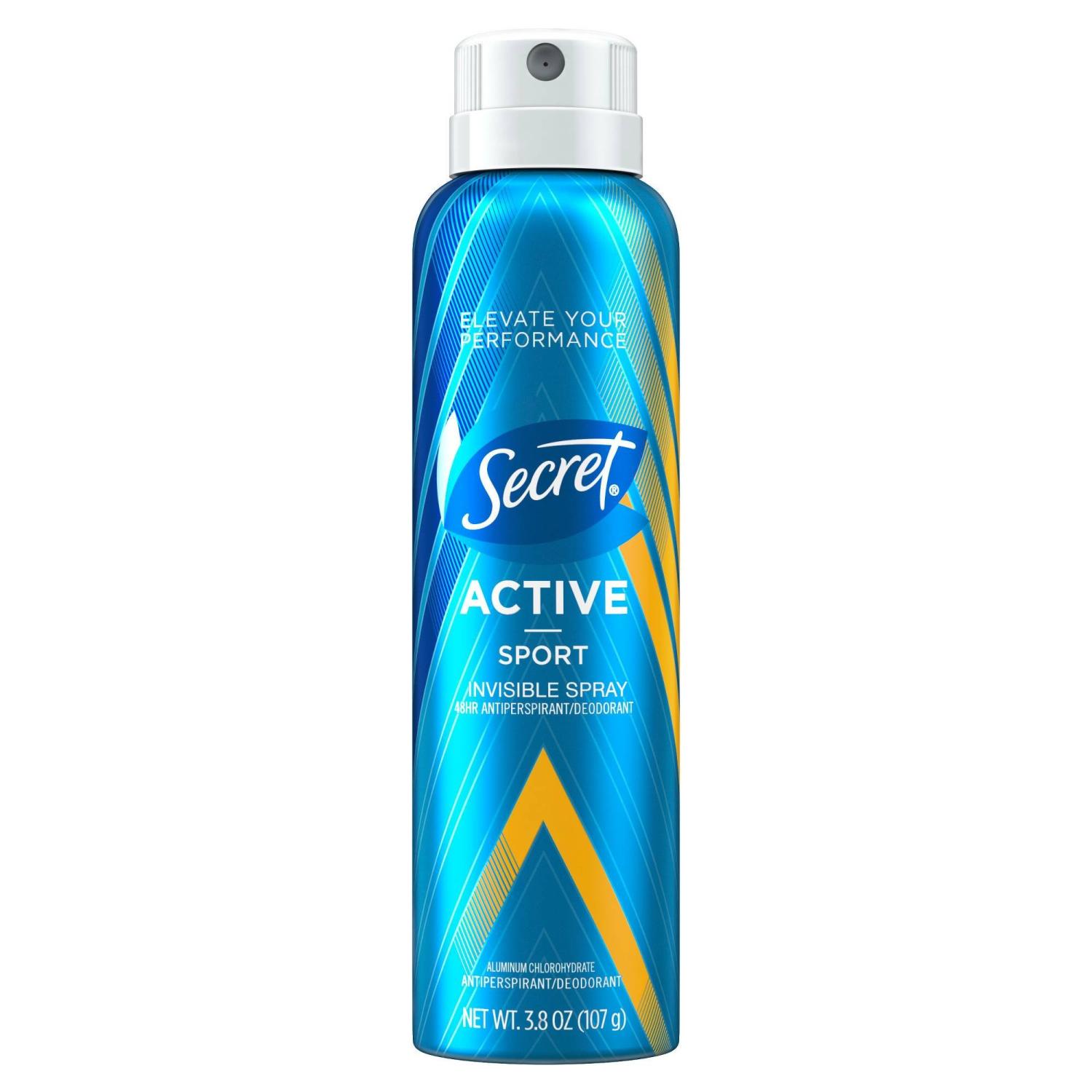 Secret antiperspirant 2025 spray