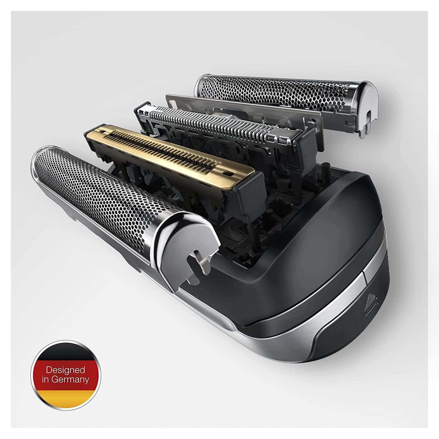 Braun Electric Shaver Head Replacement Part 92B Black, Compatible with Series 9 Electric Razors